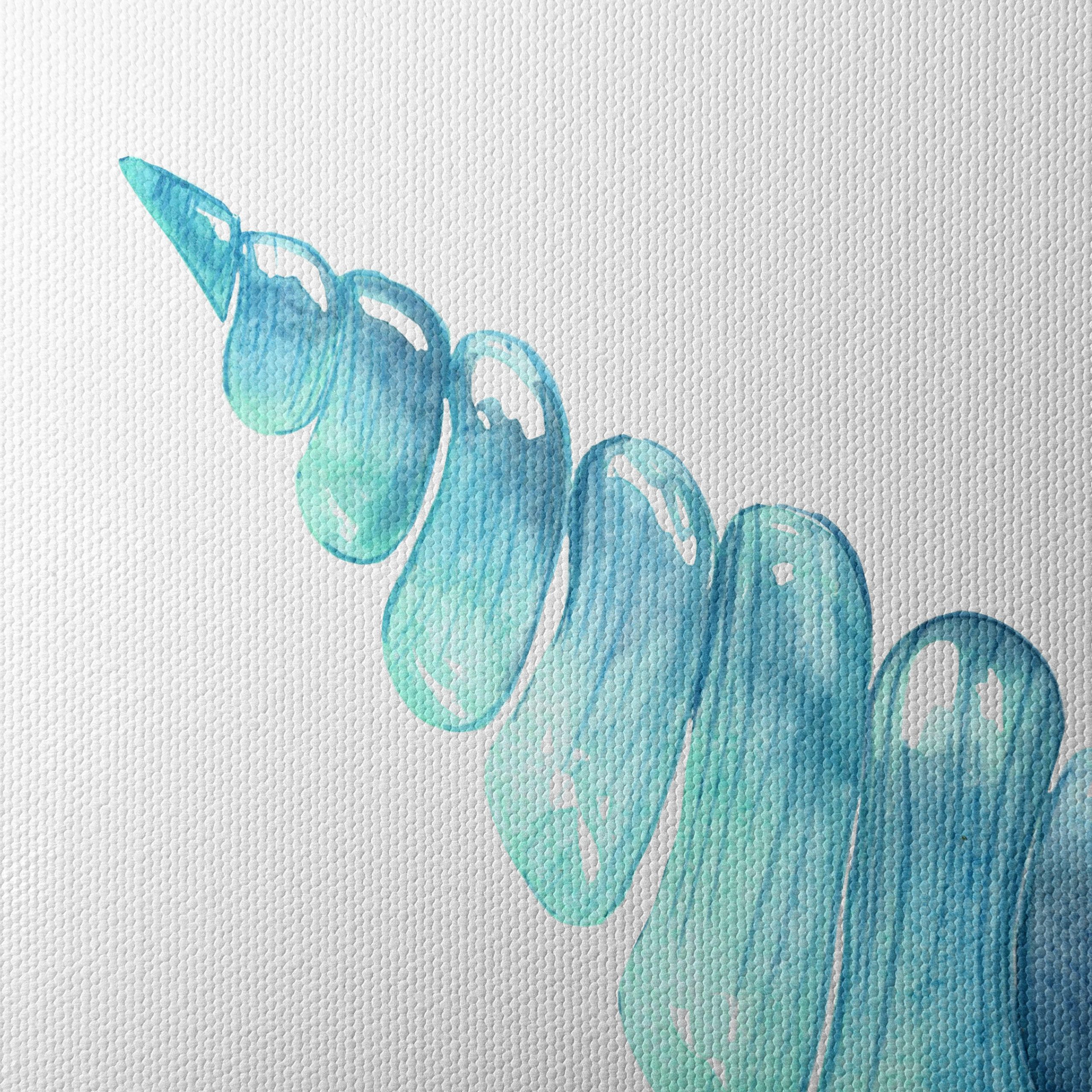 Elegant Coastal Shell Watercolor Art - Image 4