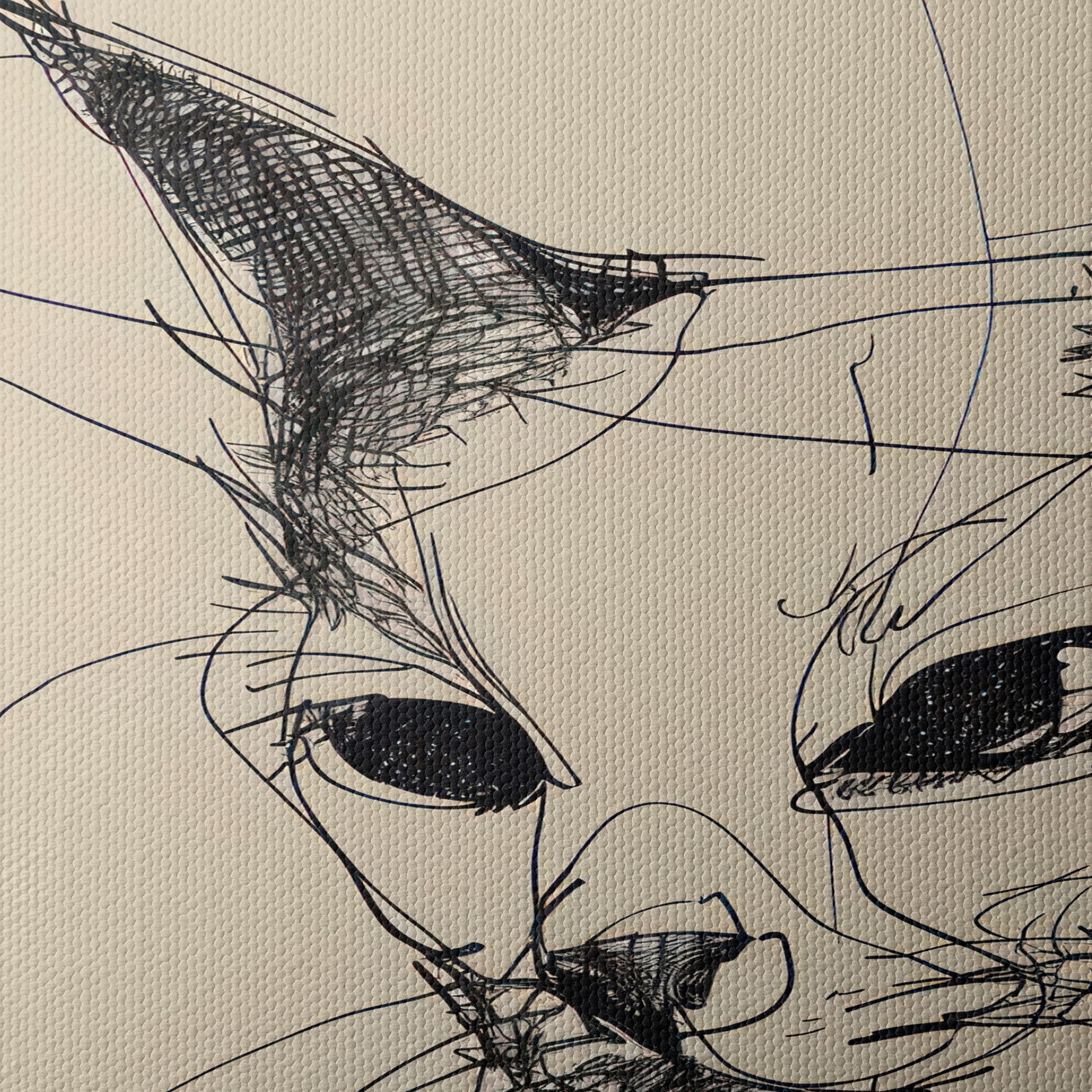 Minimalist Cat Line Art for Modern Spaces - Image 4
