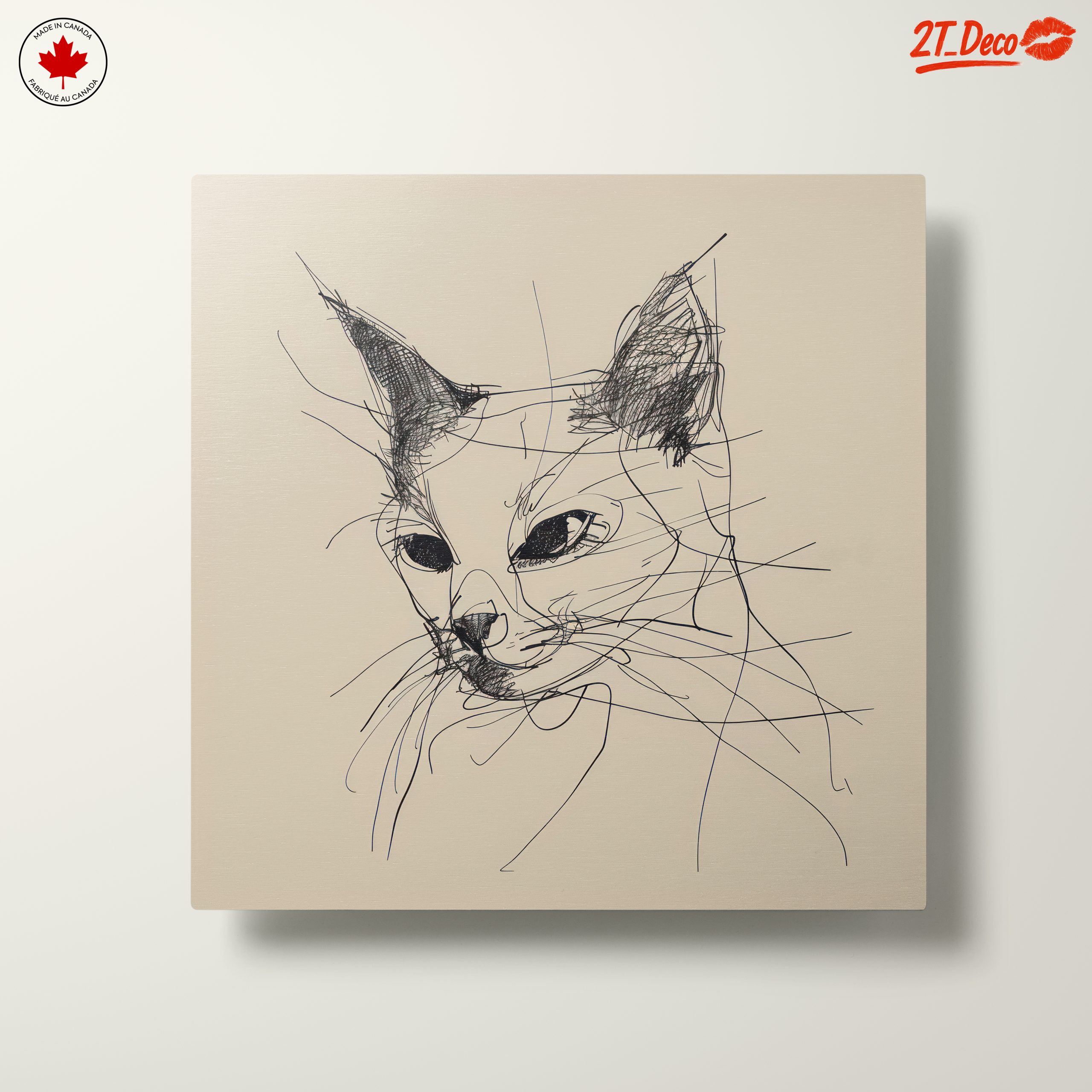 Minimalist Cat Line Art for Modern Spaces - Image 10