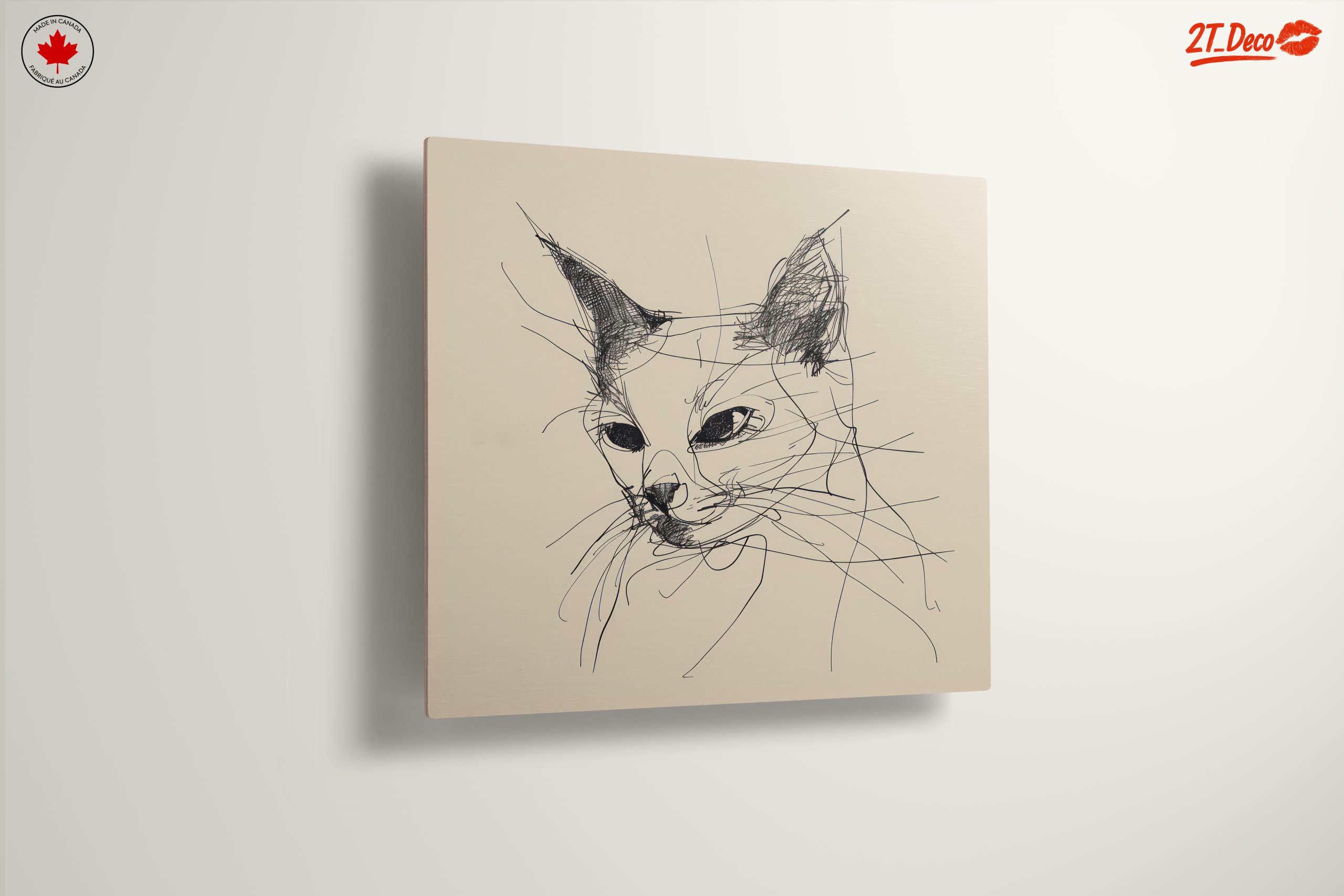 Minimalist Cat Line Art for Modern Spaces - Image 13