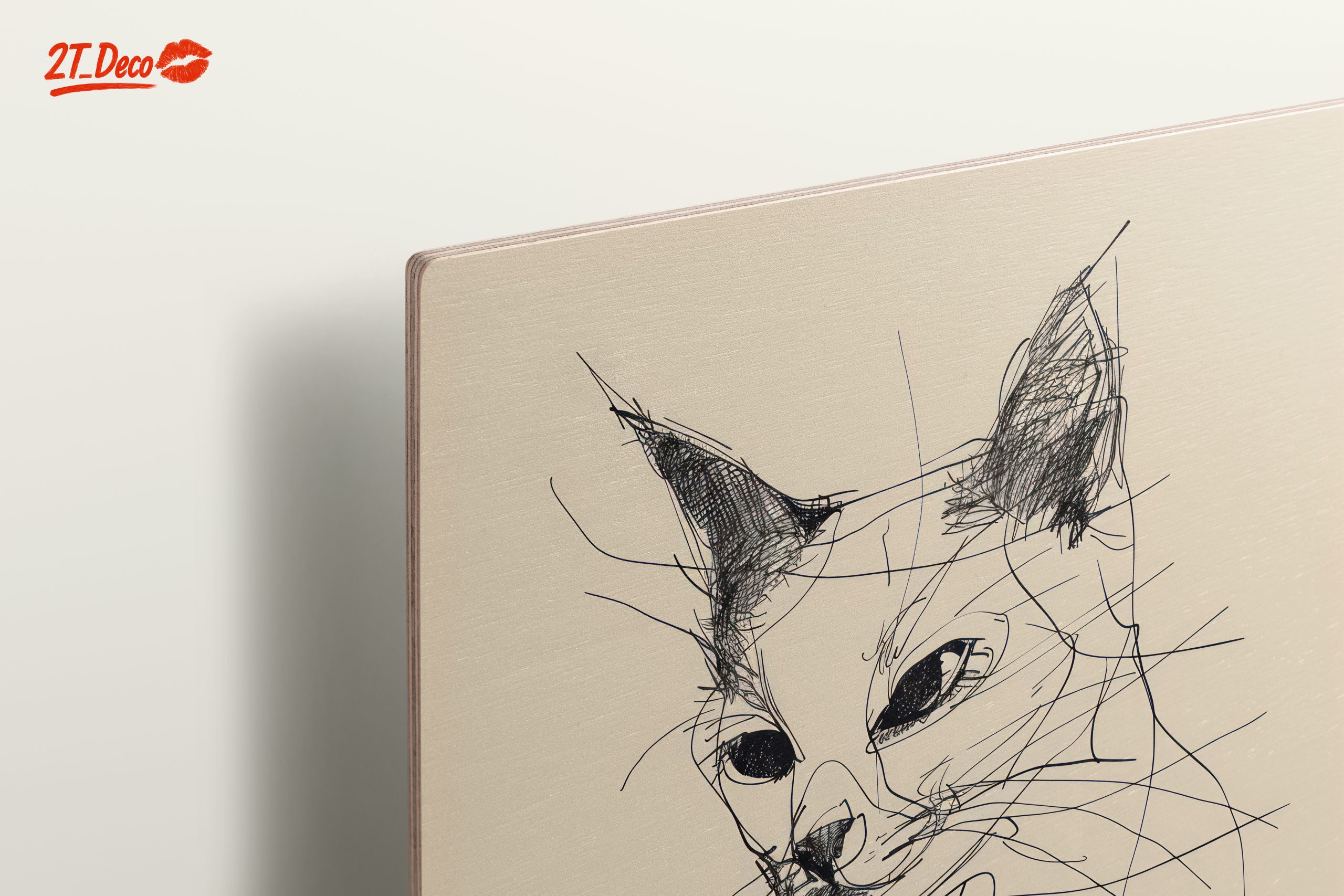 Minimalist Cat Line Art for Modern Spaces - Image 15