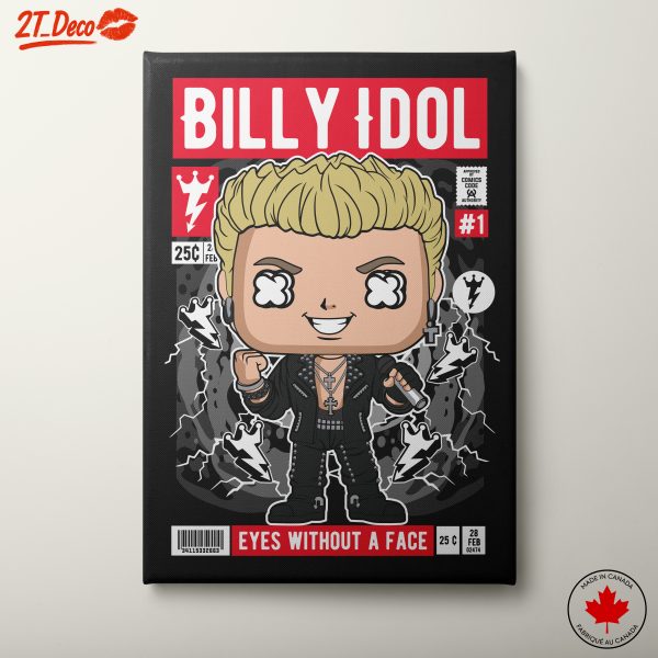 Billy Idol Eyes Without A Face Character Art