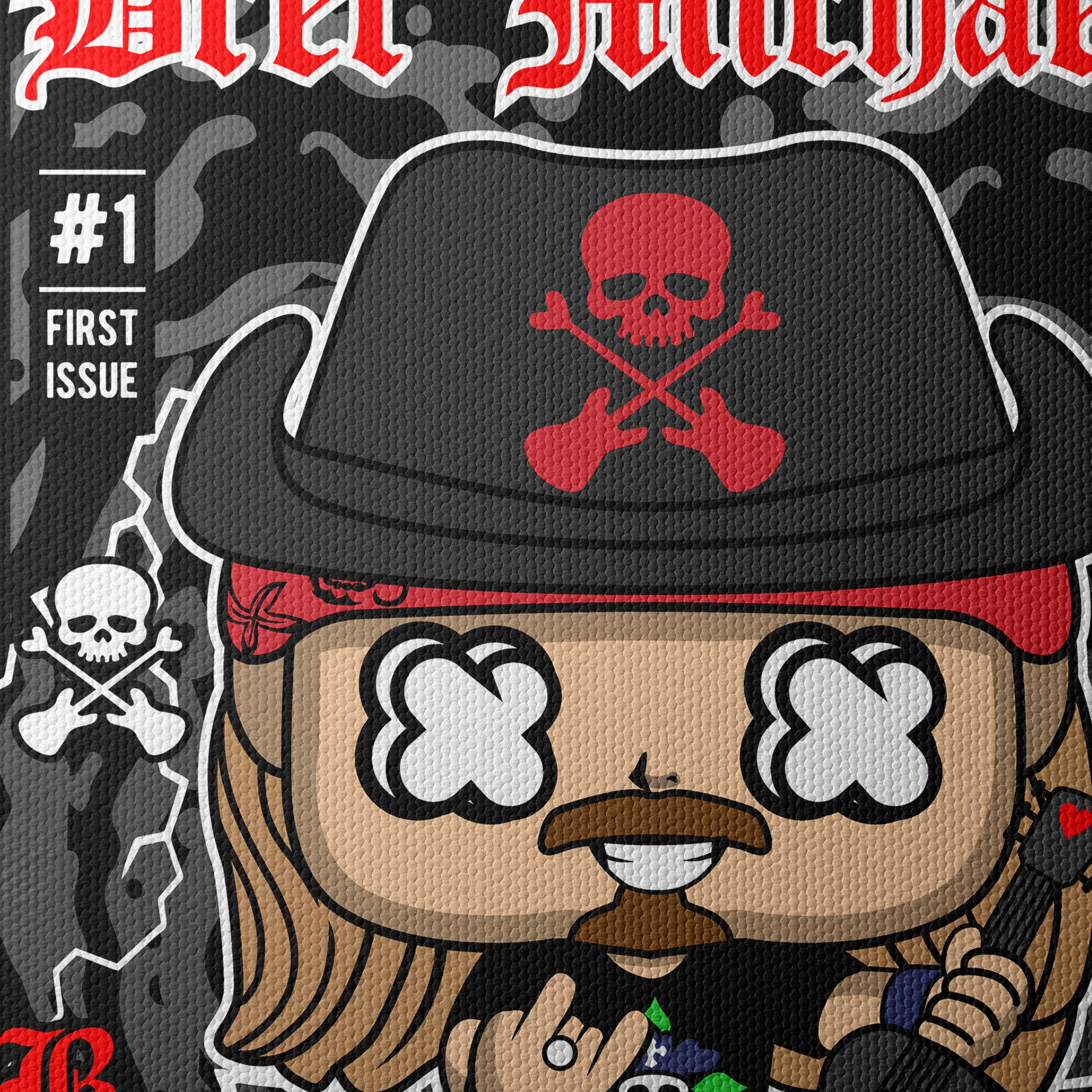 Bret Michaels Funko Art Illustration - Image 4