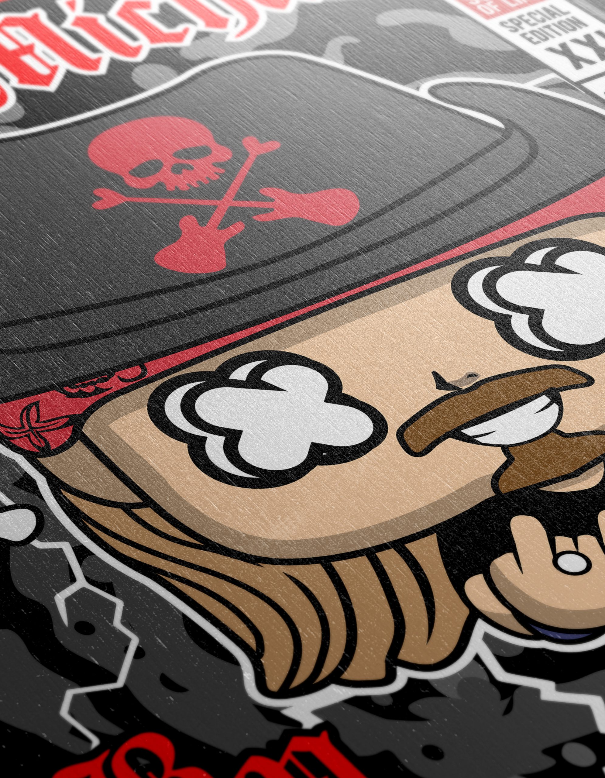Bret Michaels Funko Art Illustration - Image 12
