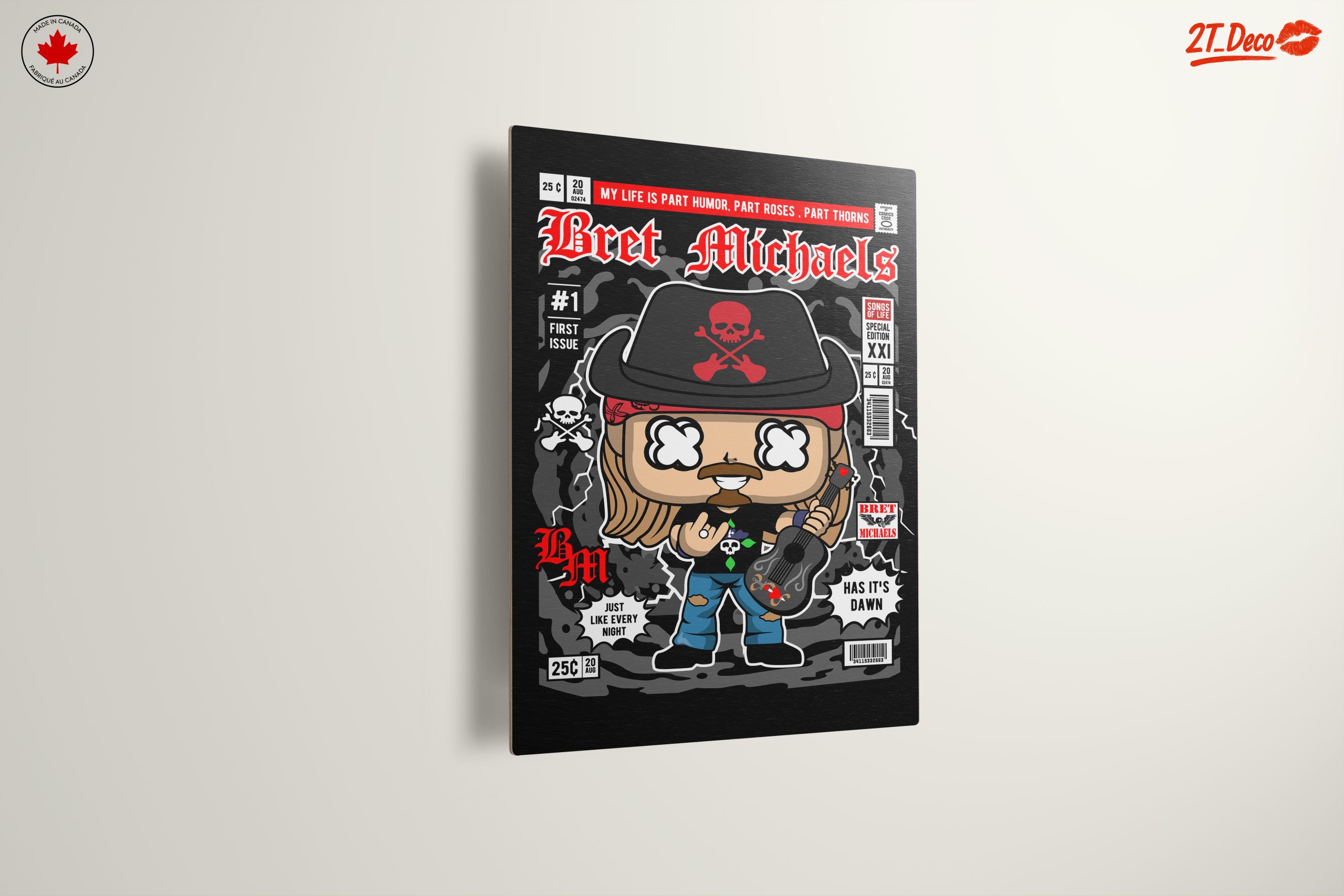 Bret Michaels Funko Art Illustration - Image 13