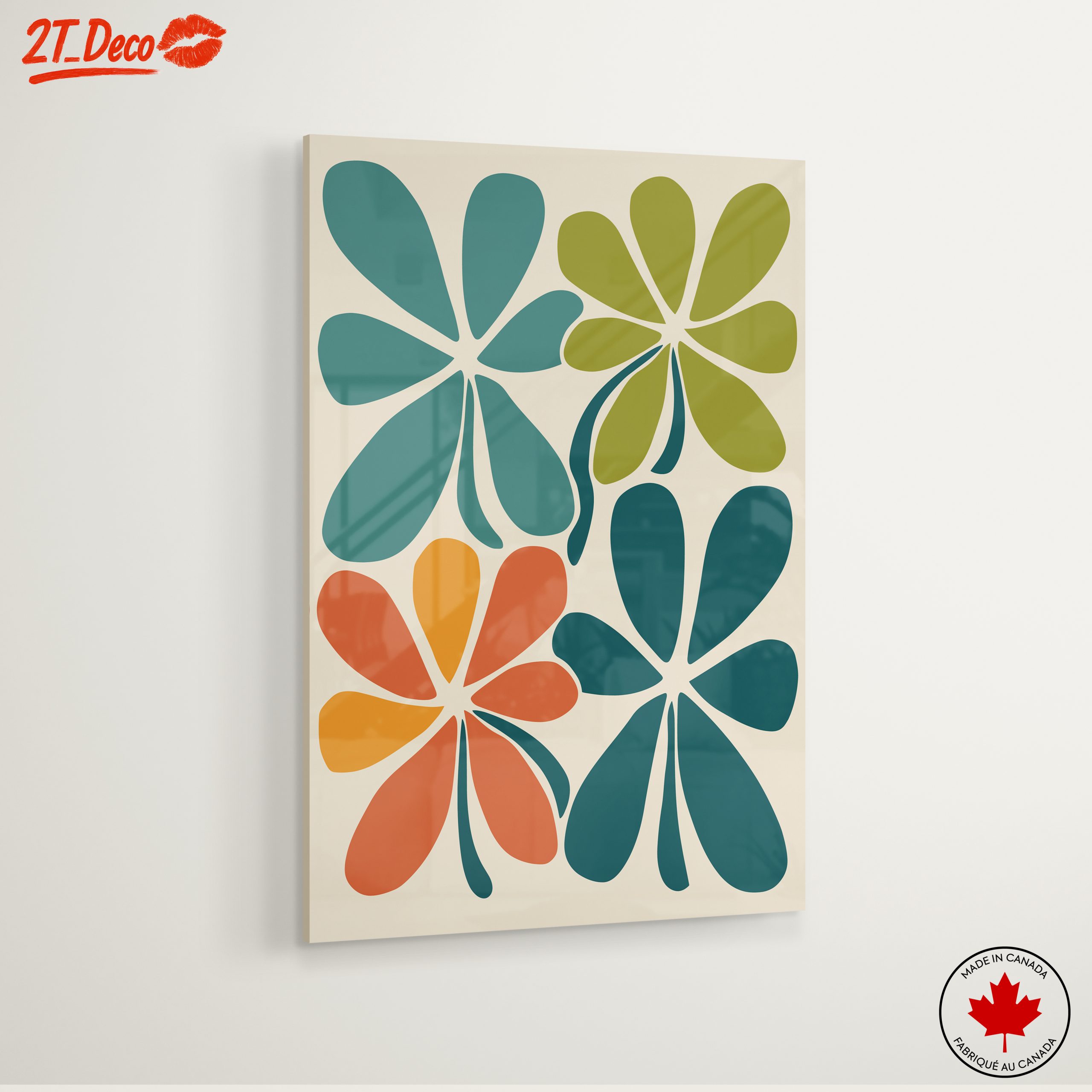 Abstract Botanical Design with Flowers - Image 6