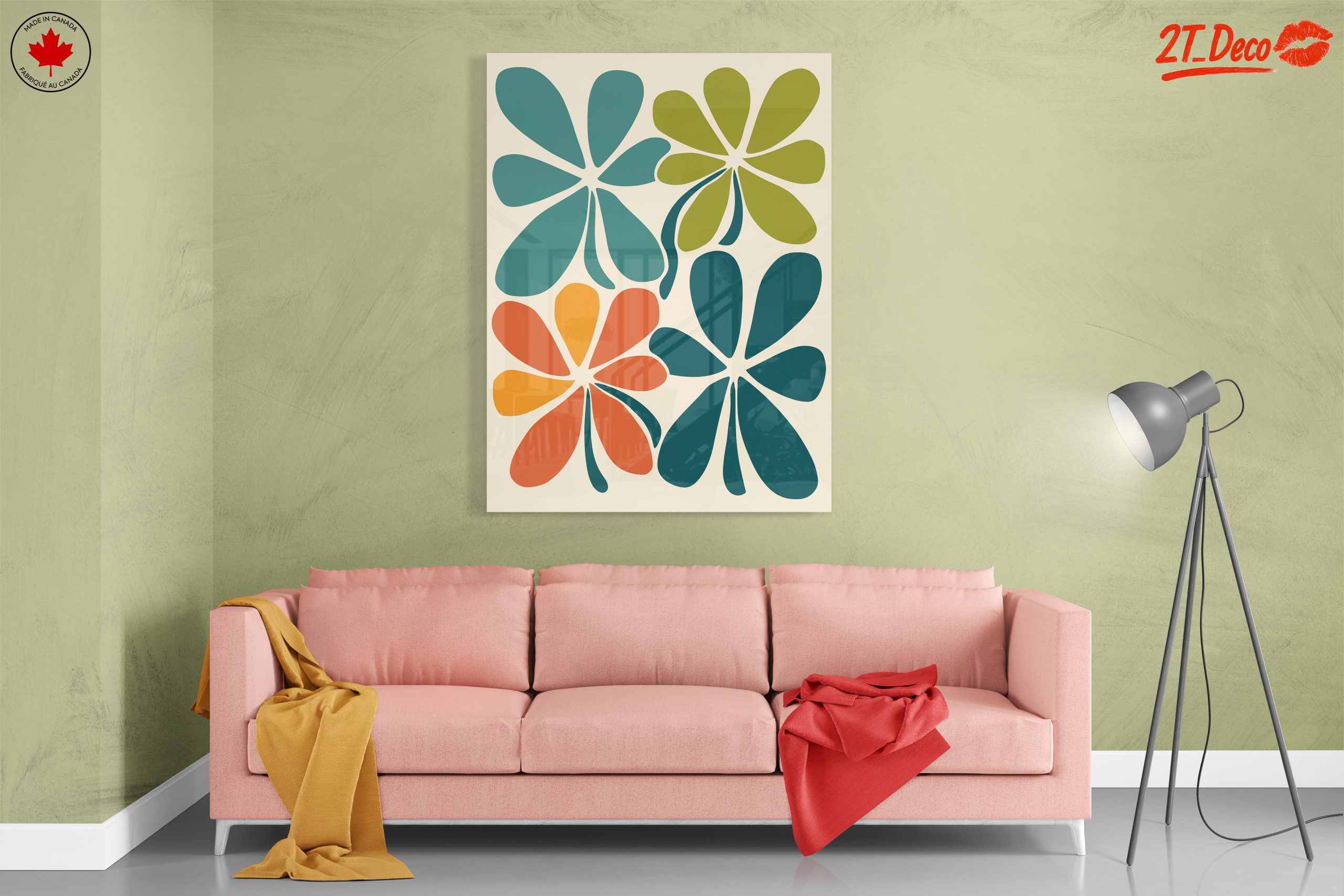 Abstract Botanical Design with Flowers - Image 7