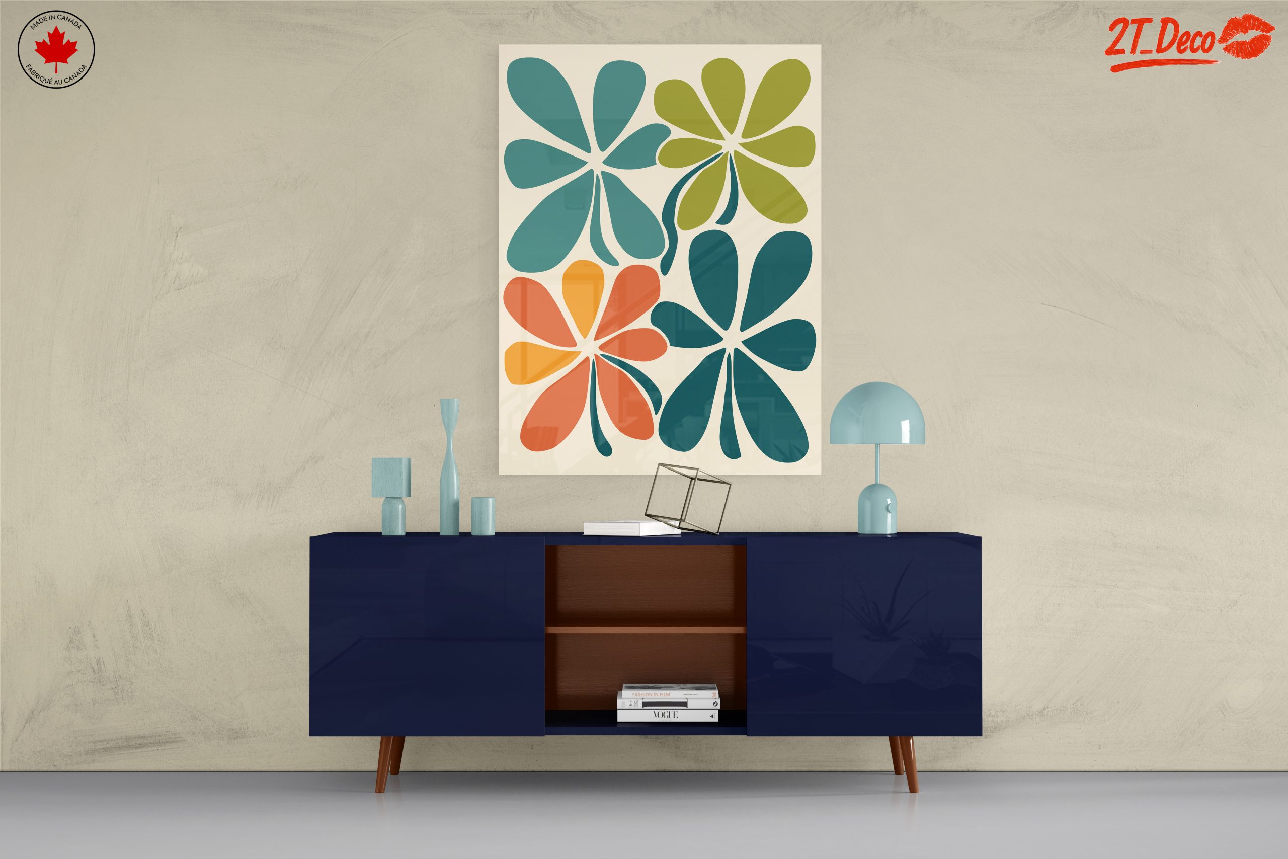 Abstract Botanical Design with Flowers - Image 8