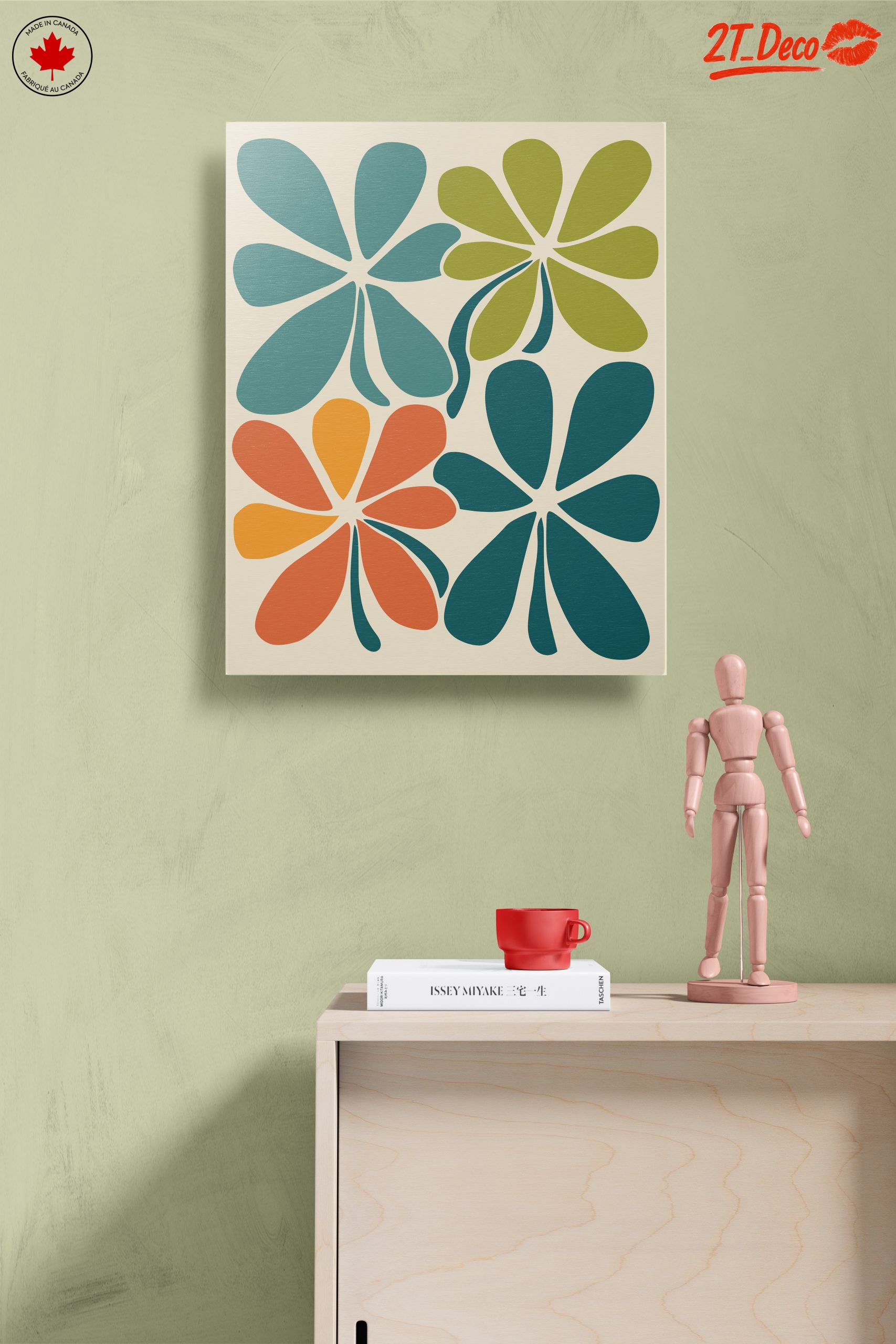Abstract Botanical Design with Flowers - Image 14