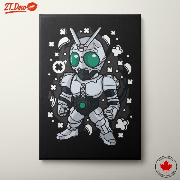 Stylized Cartoon Hero Character Artwork