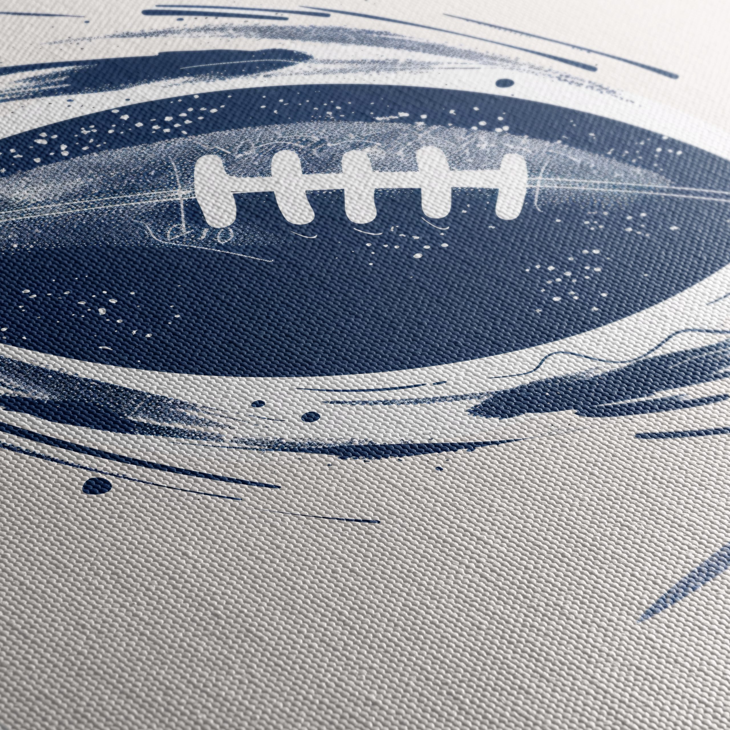 Dynamic Football Motion Artwork - Image 5