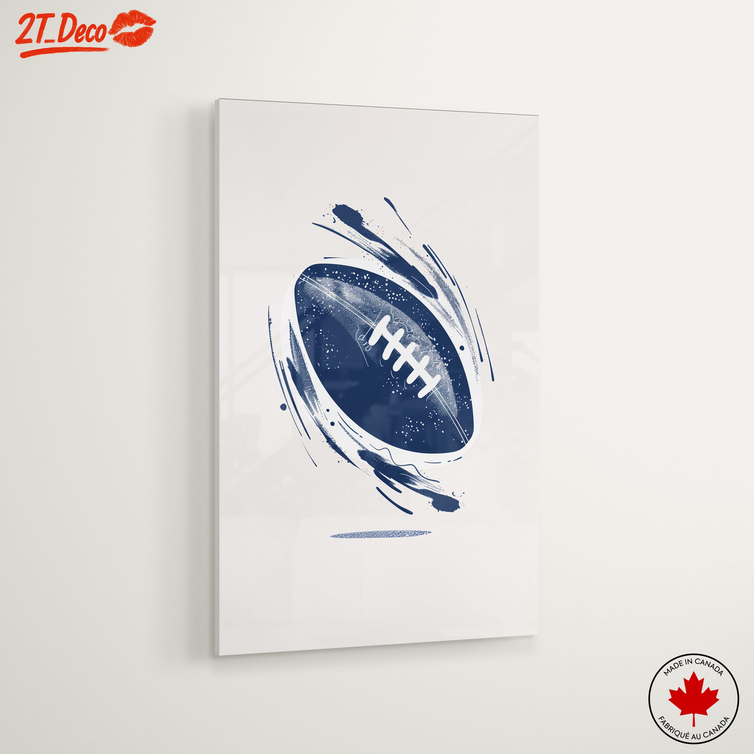 Dynamic Football Motion Artwork - Image 6
