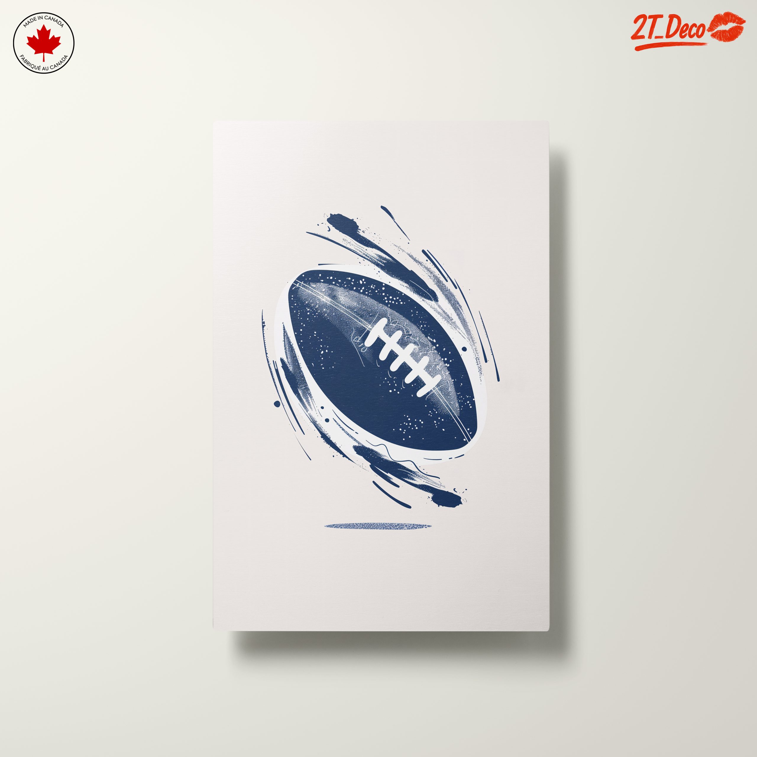 Dynamic Football Motion Artwork - Image 10