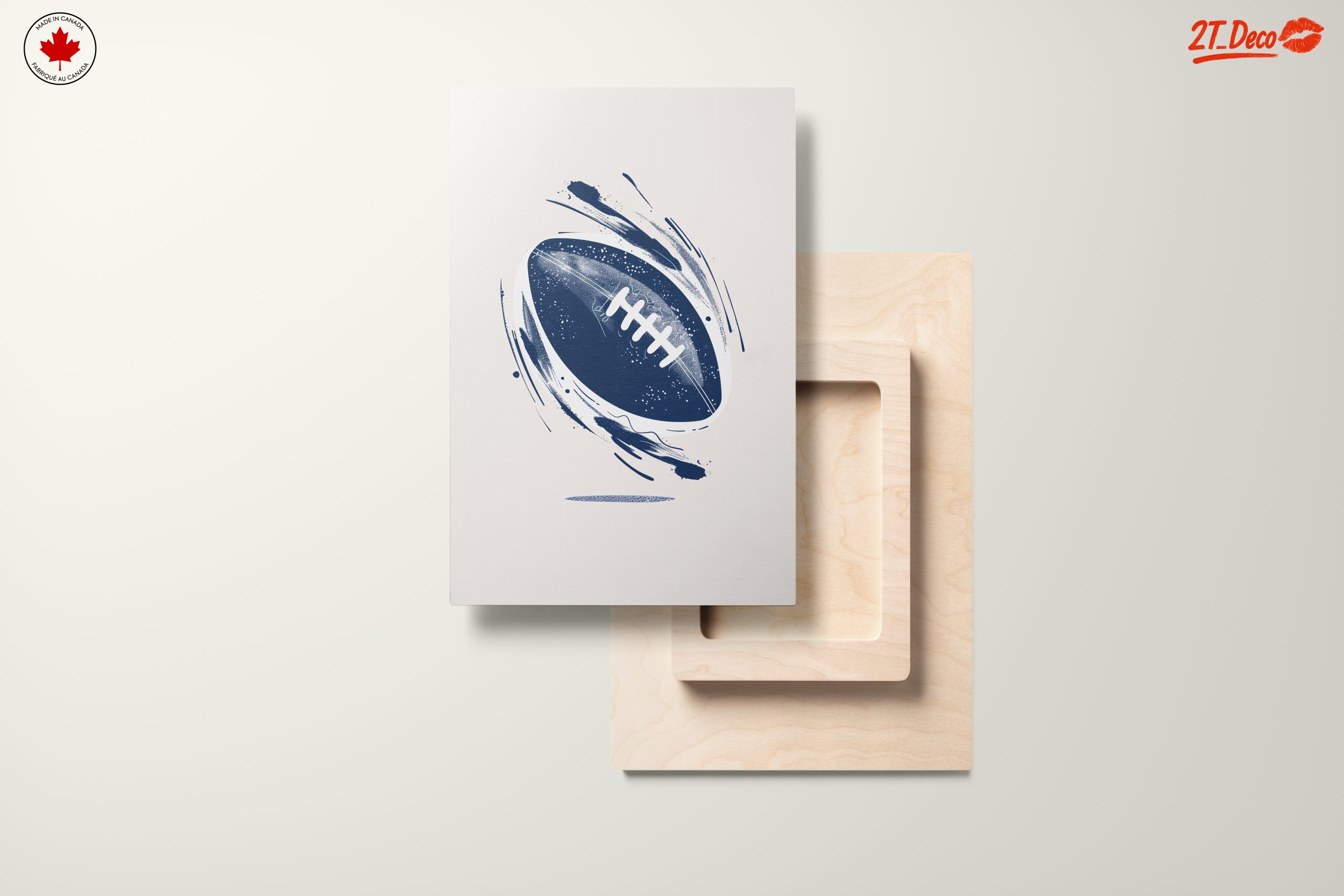Dynamic Football Motion Artwork - Image 11
