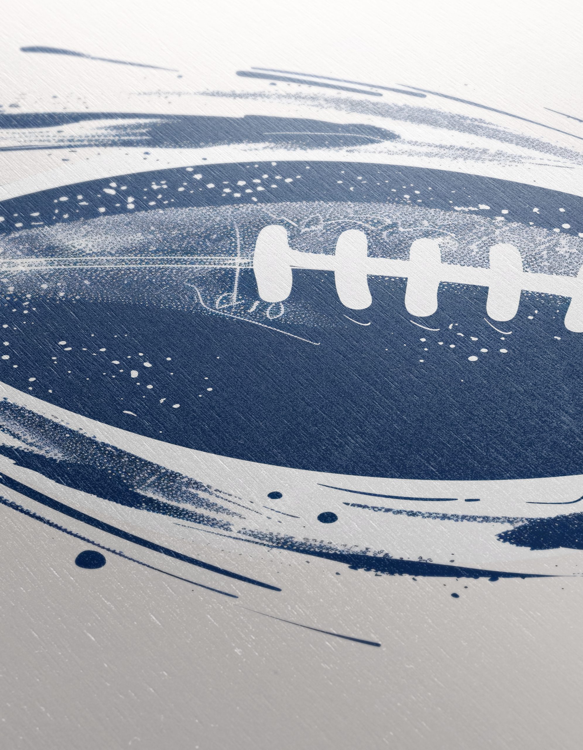 Dynamic Football Motion Artwork - Image 12