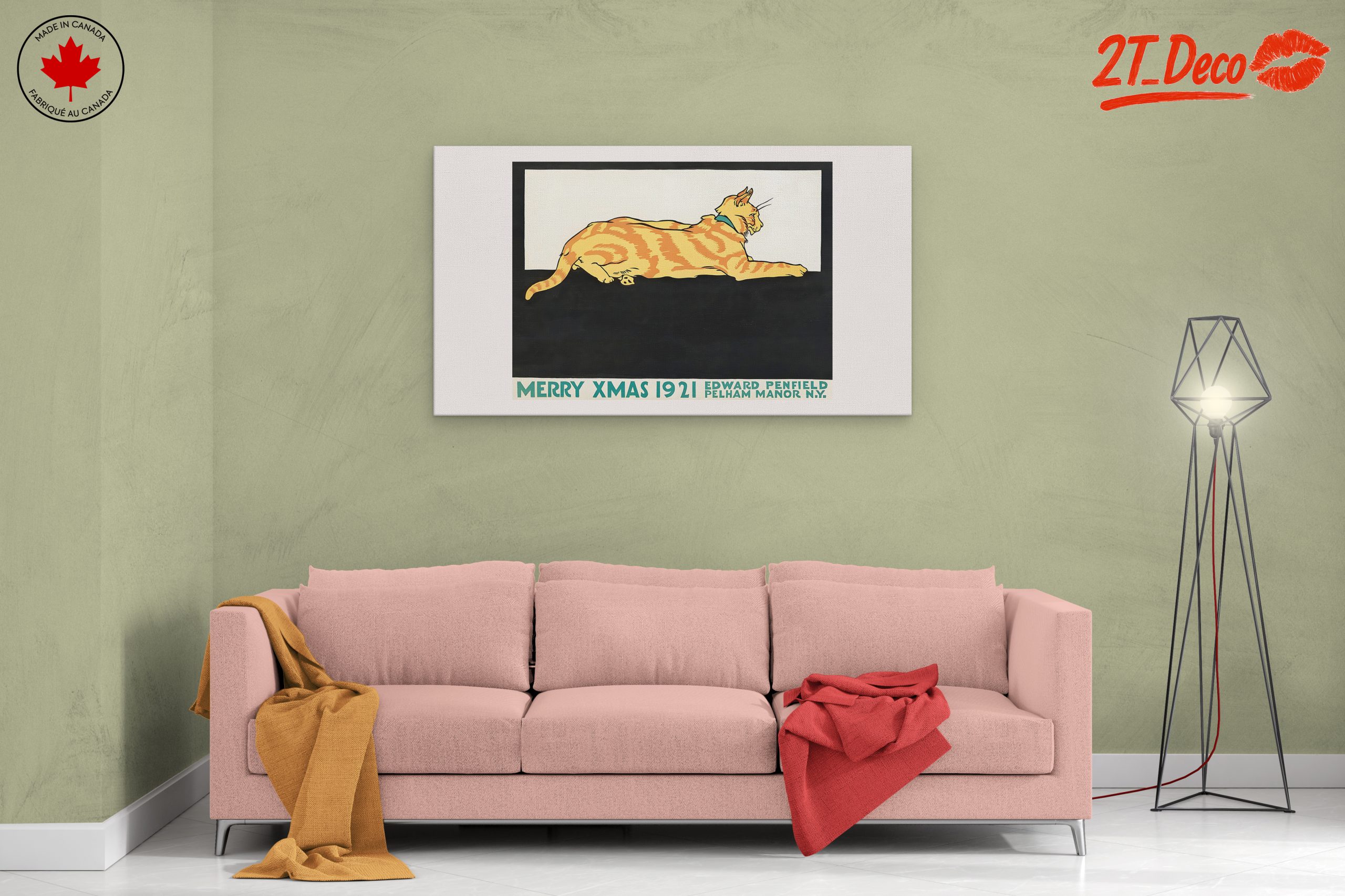 Stylish Cat Art for Home Decor - Image 2