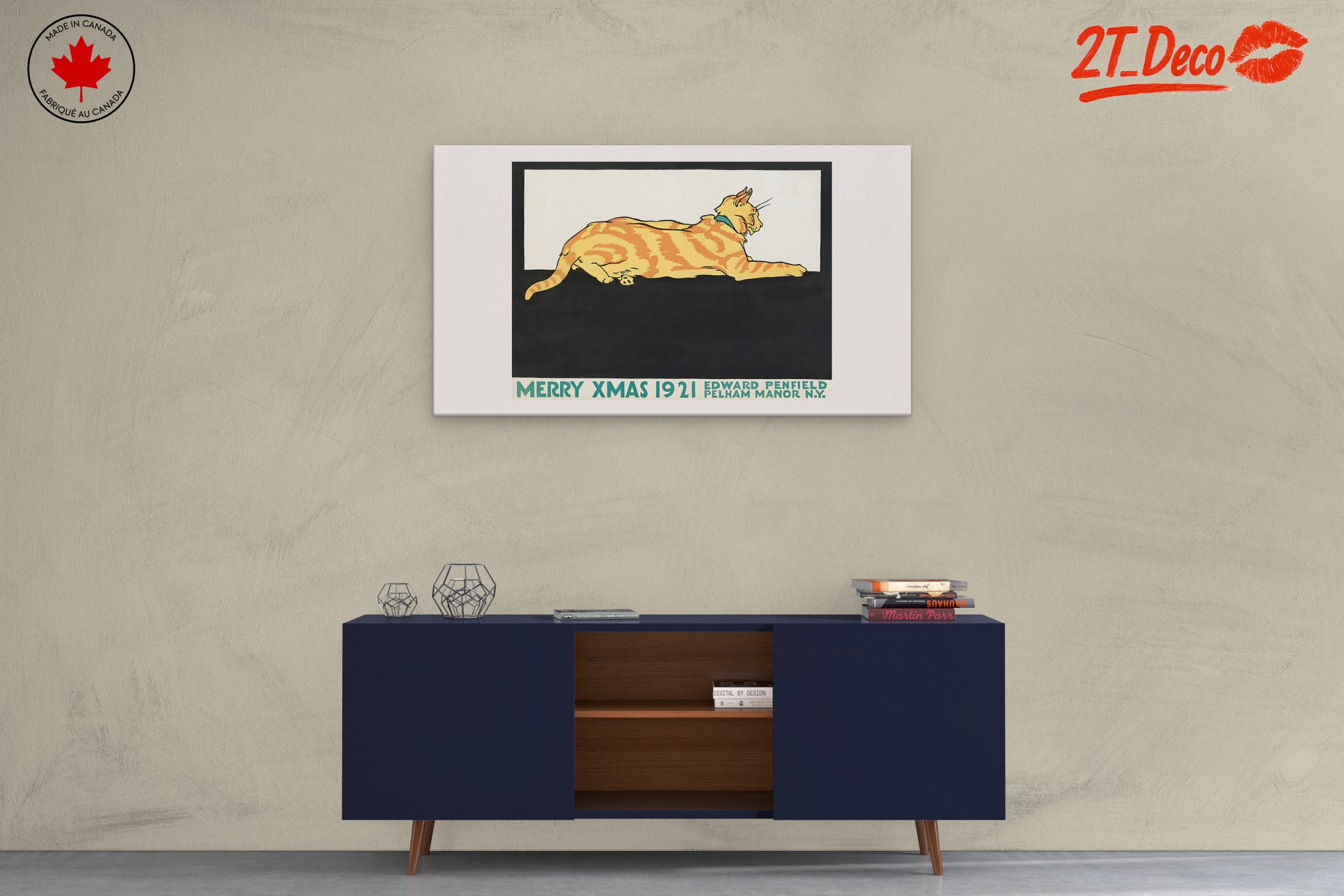 Stylish Cat Art for Home Decor - Image 3