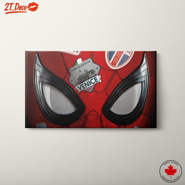 Spider-Man Inspired Wall Art Featuring Iconic Design