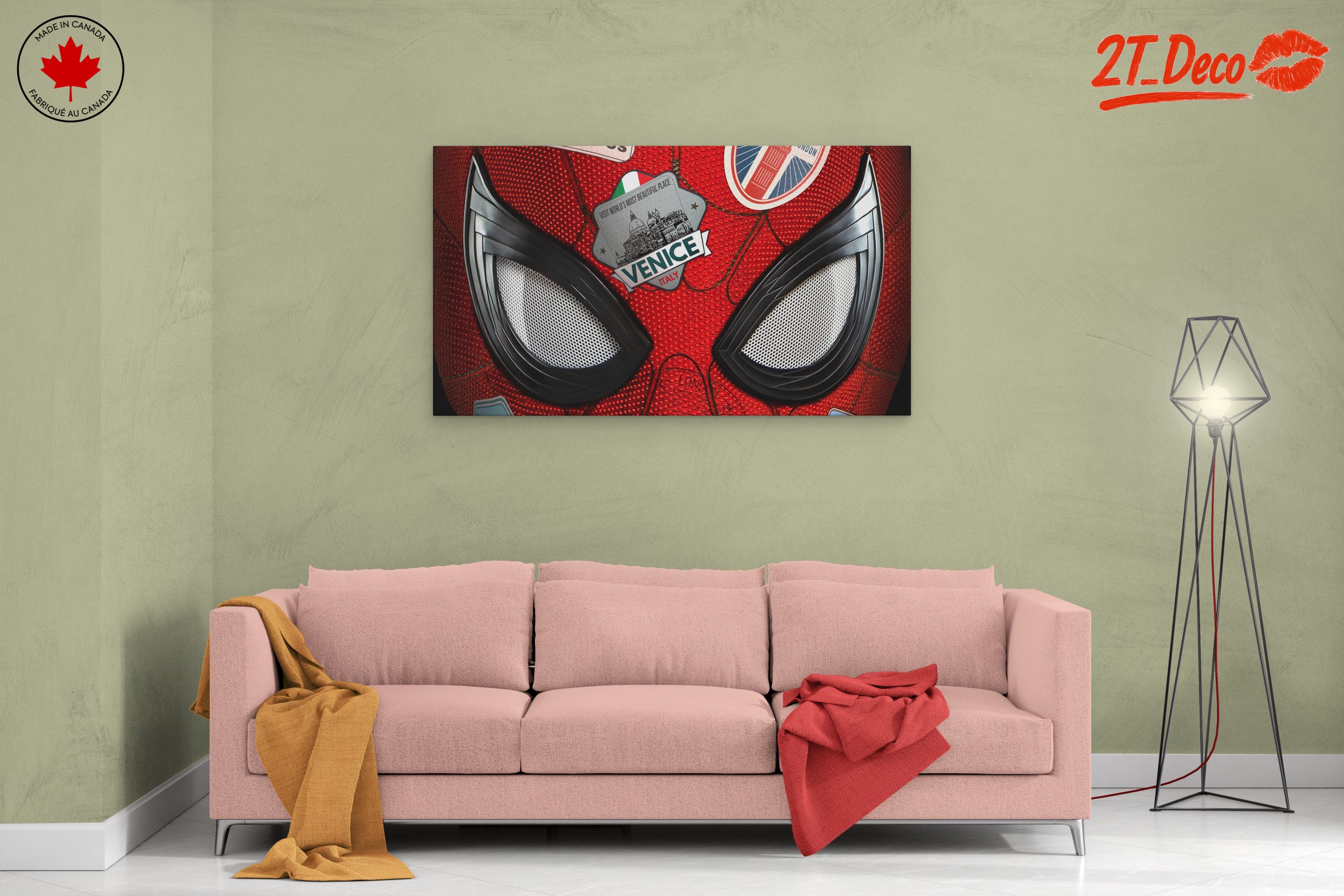 Spider-Man Inspired Wall Art Featuring Iconic Design - Image 2