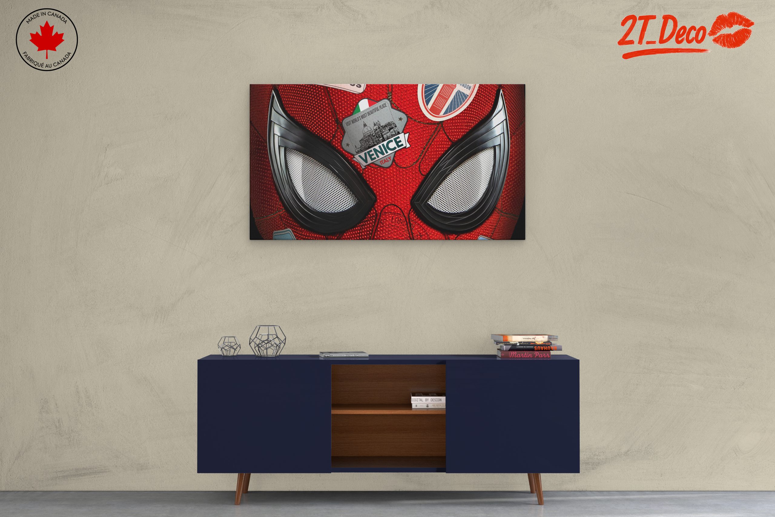 Spider-Man Inspired Wall Art Featuring Iconic Design - Image 3