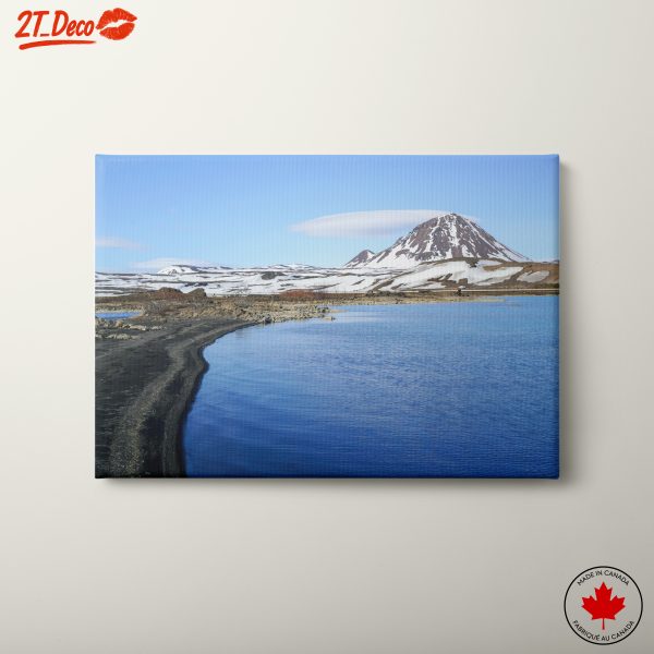 Serene Nature Landscape with Mountain and Water