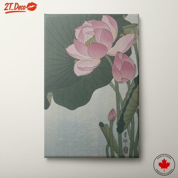 Japanese Lotus Flower Artwork