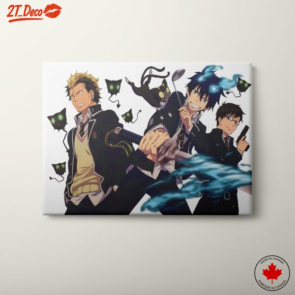 Action-Packed Scene from Blue Exorcist