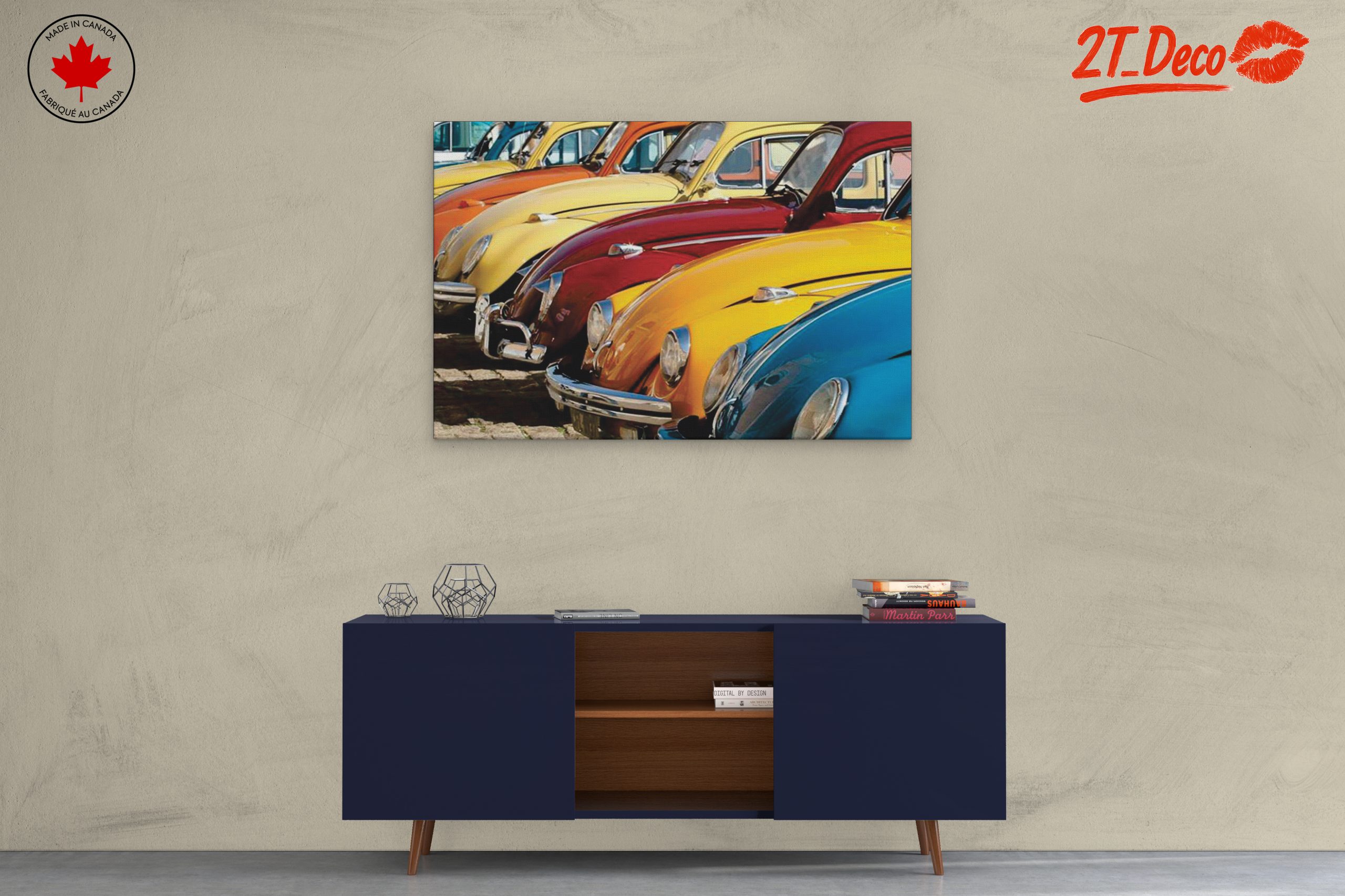 Vintage Classic Cars Arrangement - Image 3