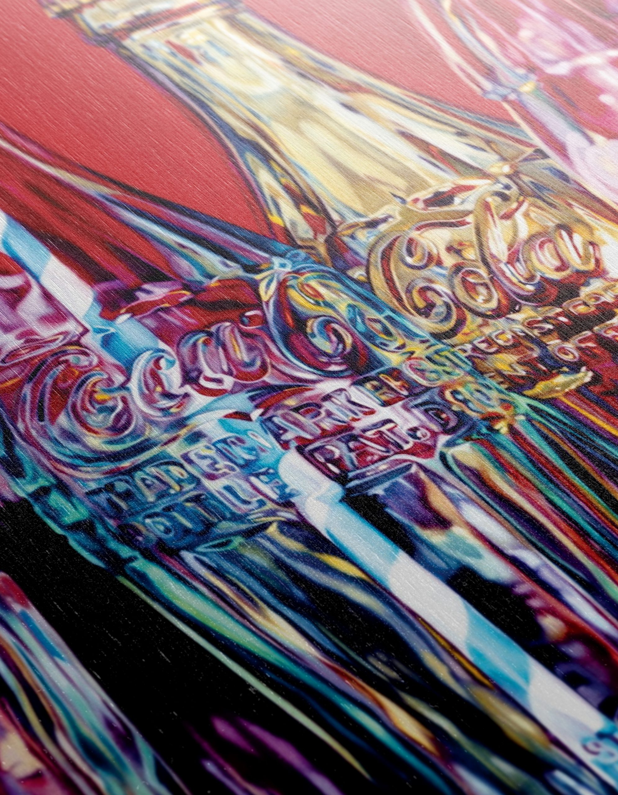 Vintage Coca-Cola Bottles Display Art - Image 12