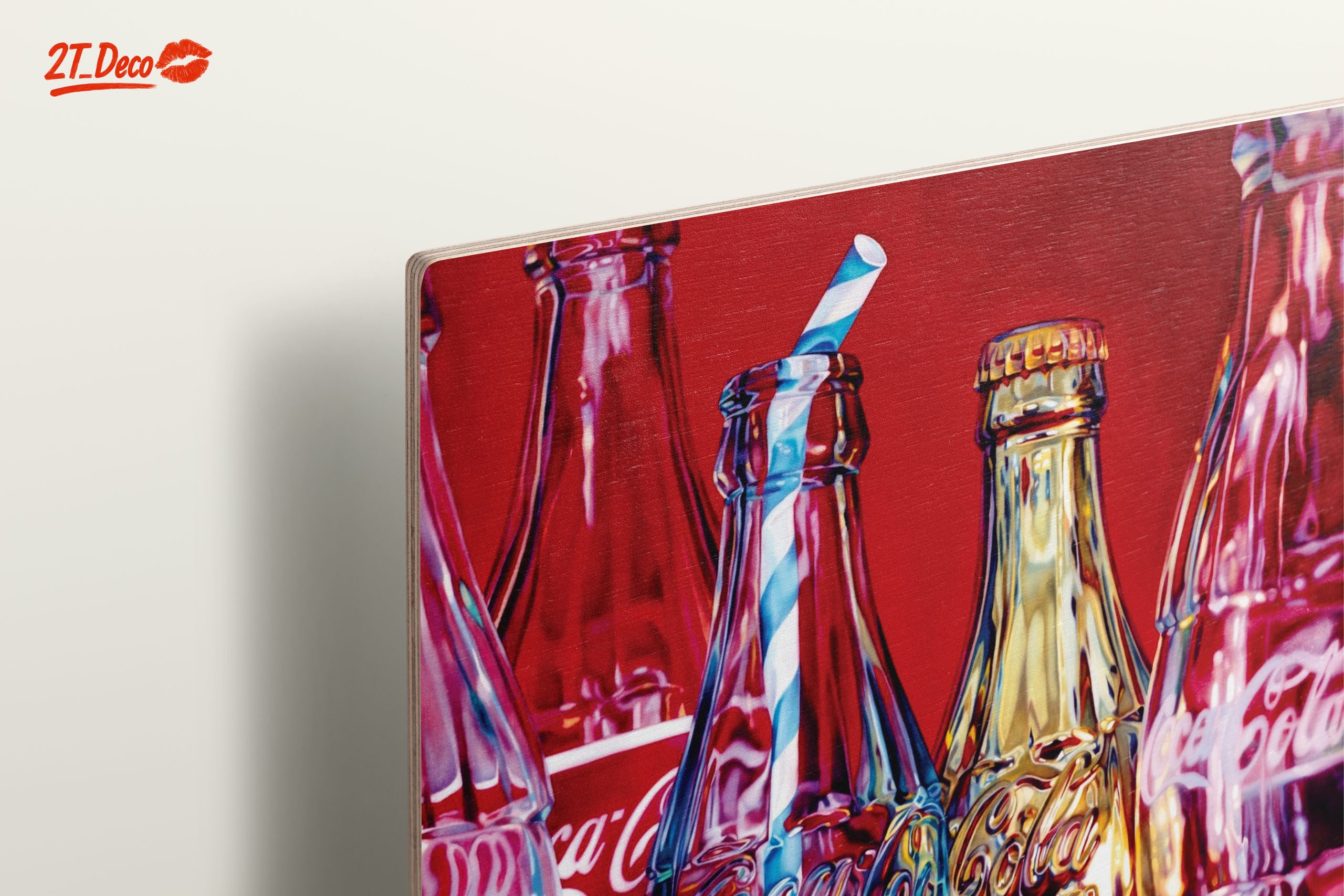 Vintage Coca-Cola Bottles Display Art - Image 15