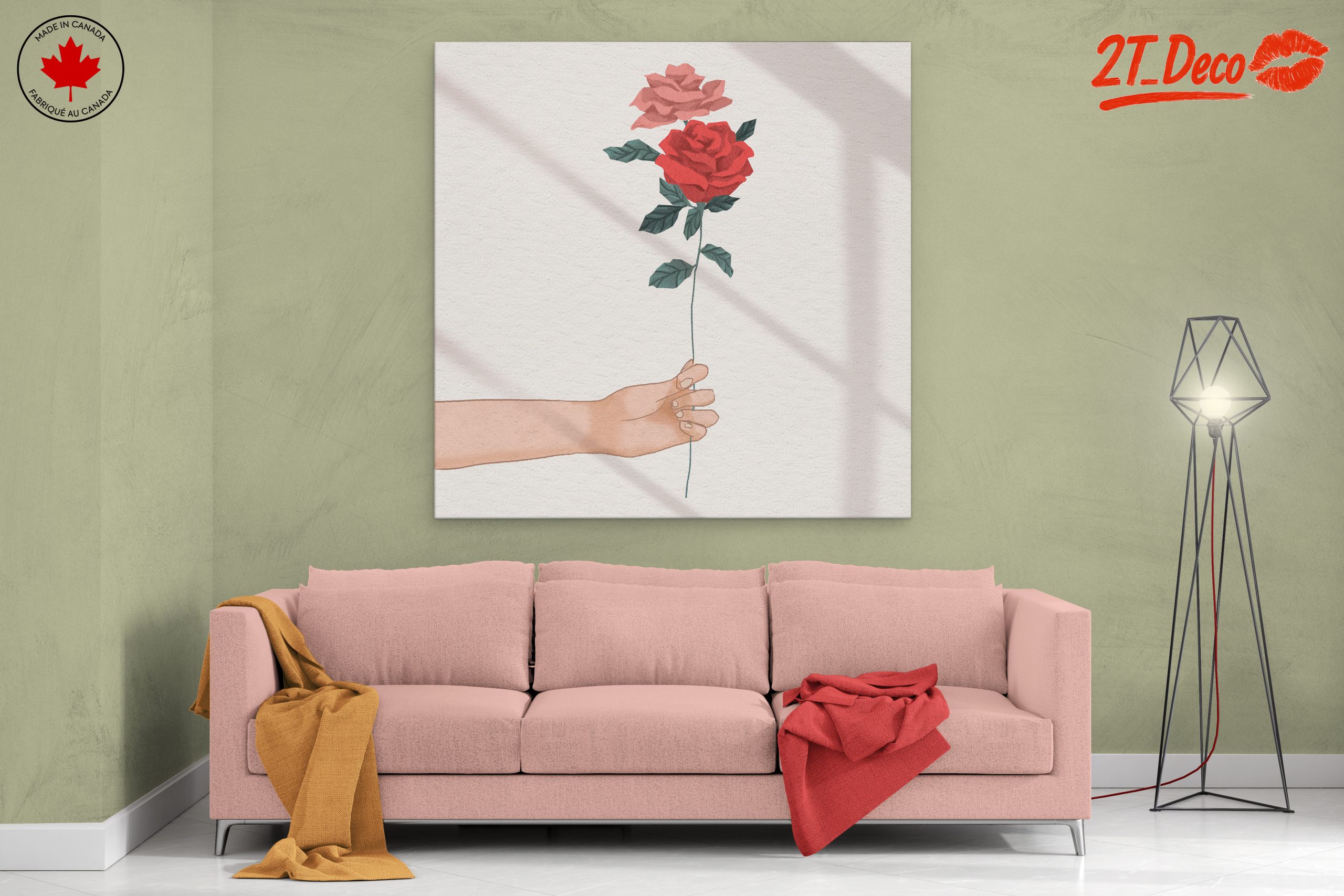 Hand-Held Roses Drawing - Image 2