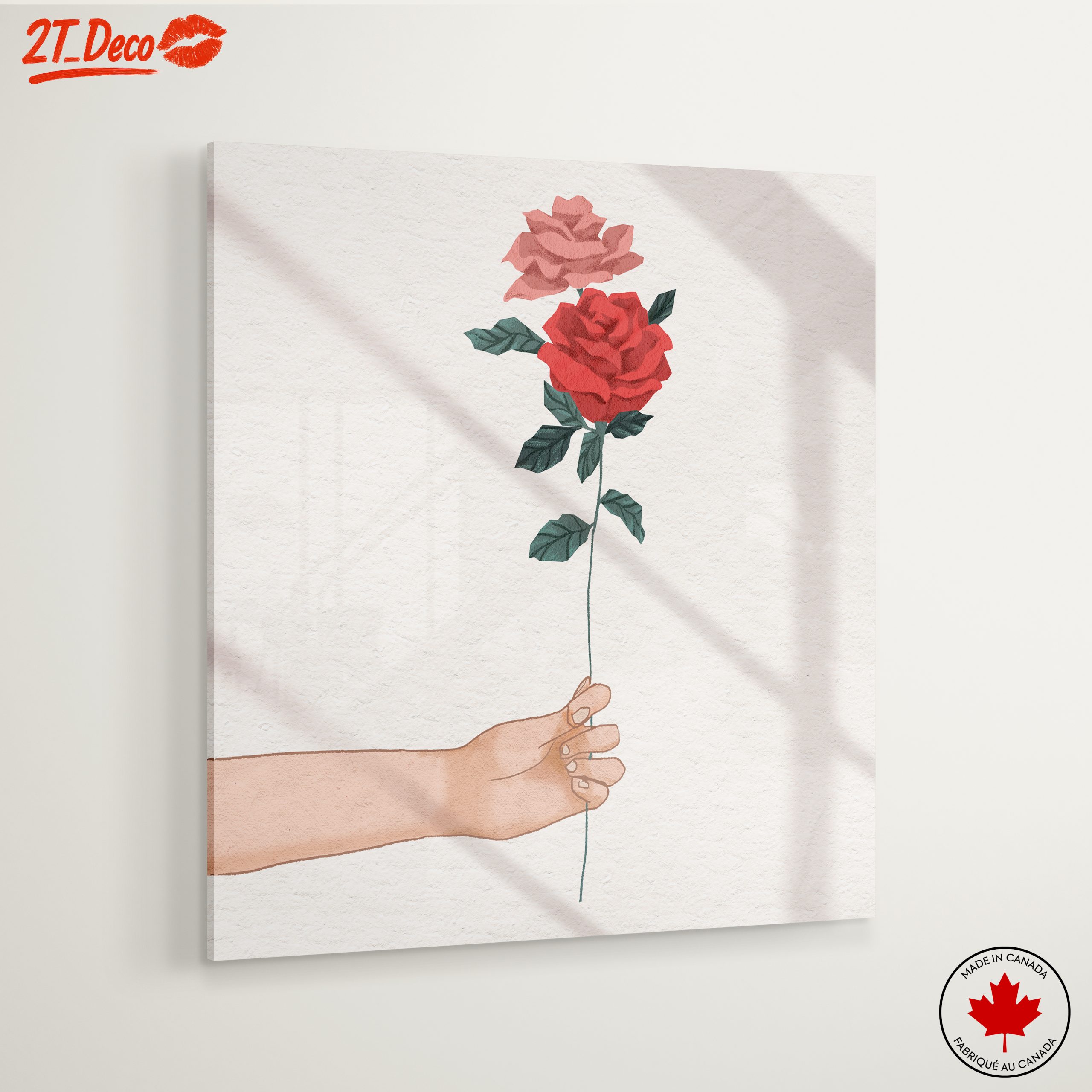 Hand-Held Roses Drawing - Image 6