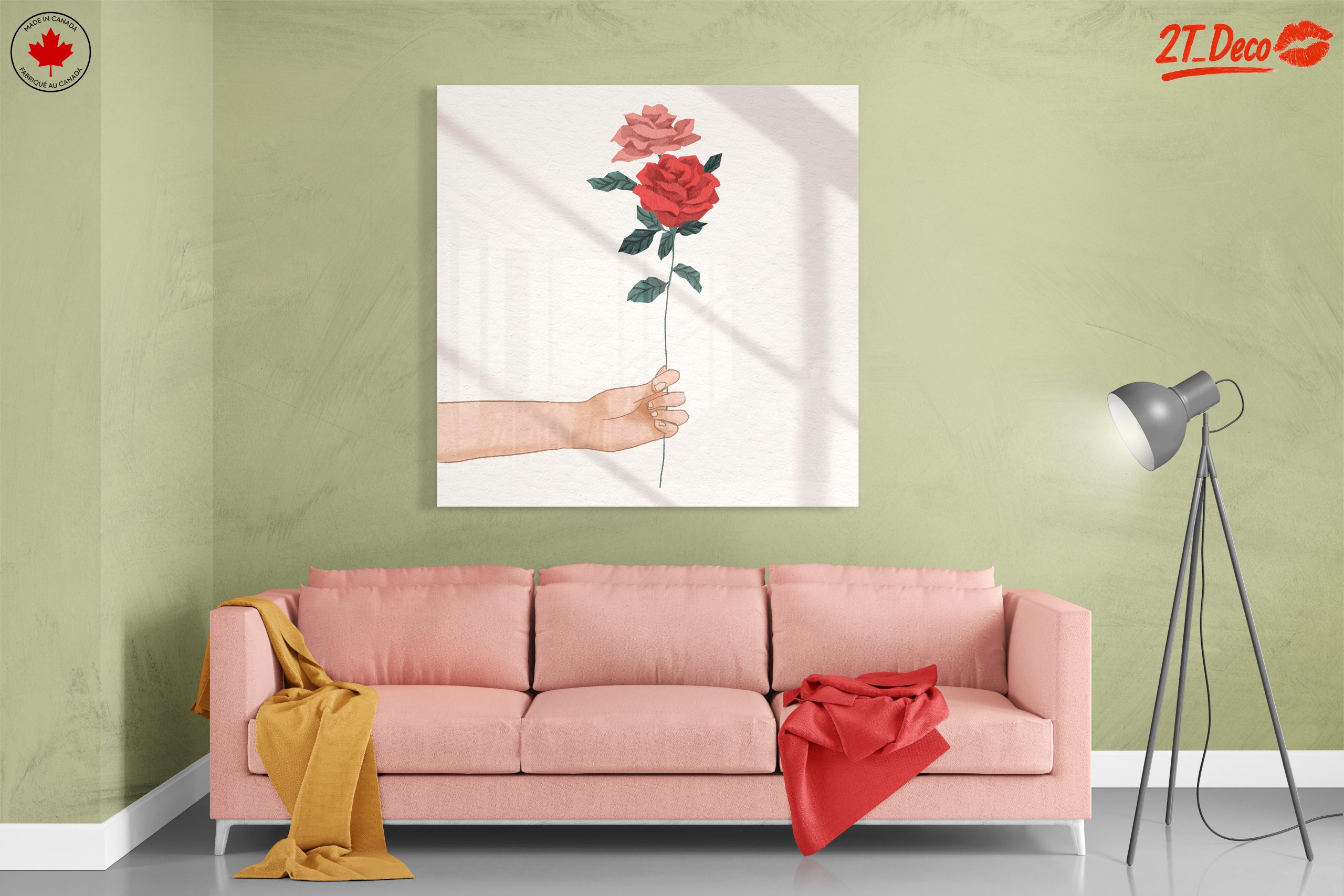 Hand-Held Roses Drawing - Image 7
