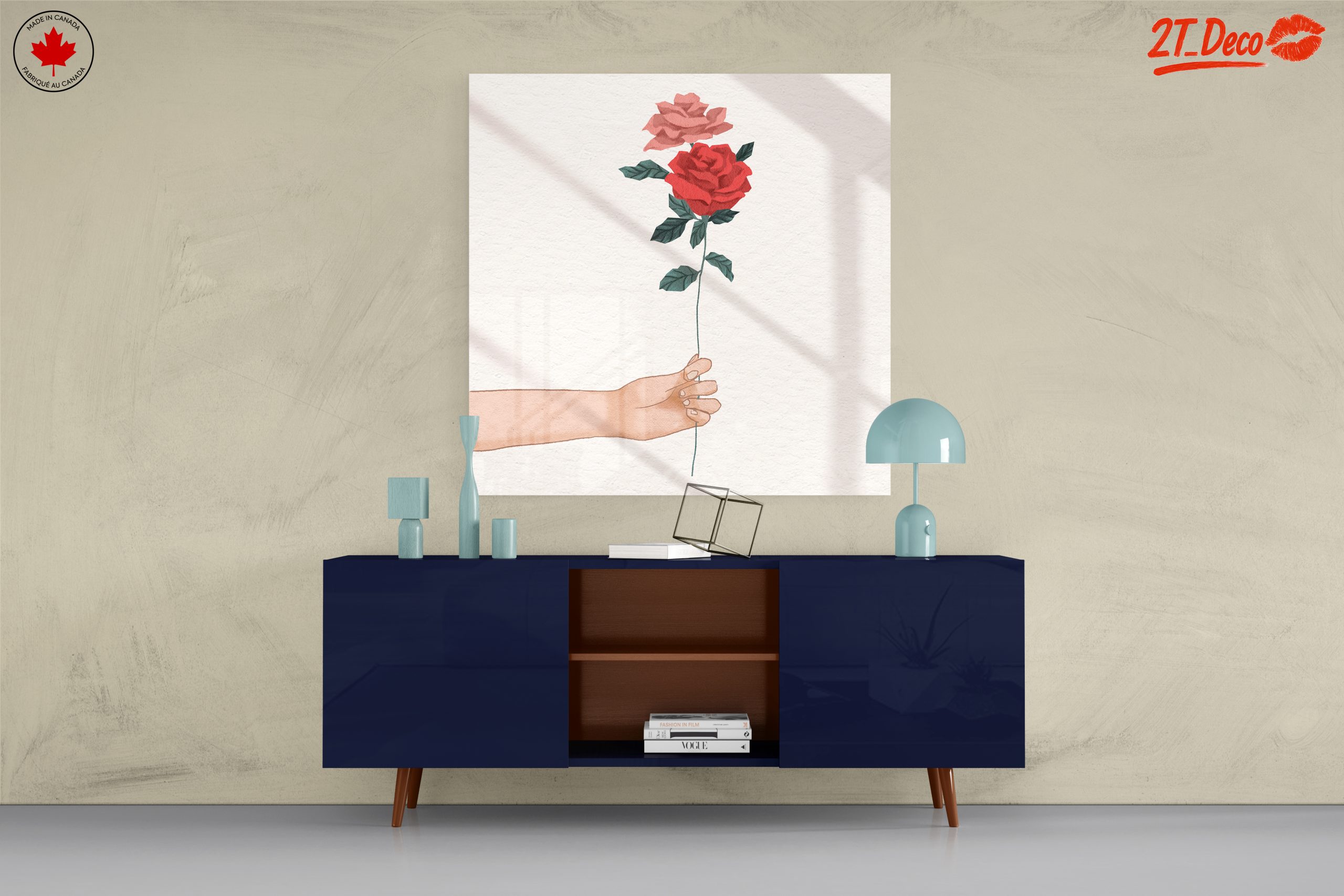 Hand-Held Roses Drawing - Image 8
