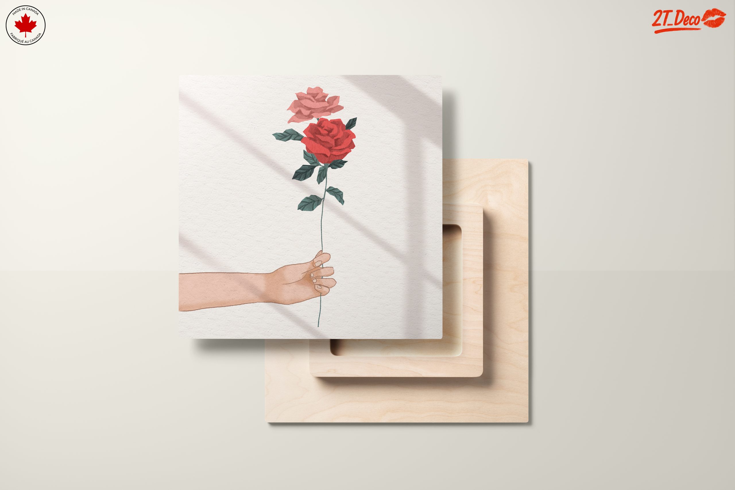 Hand-Held Roses Drawing - Image 11