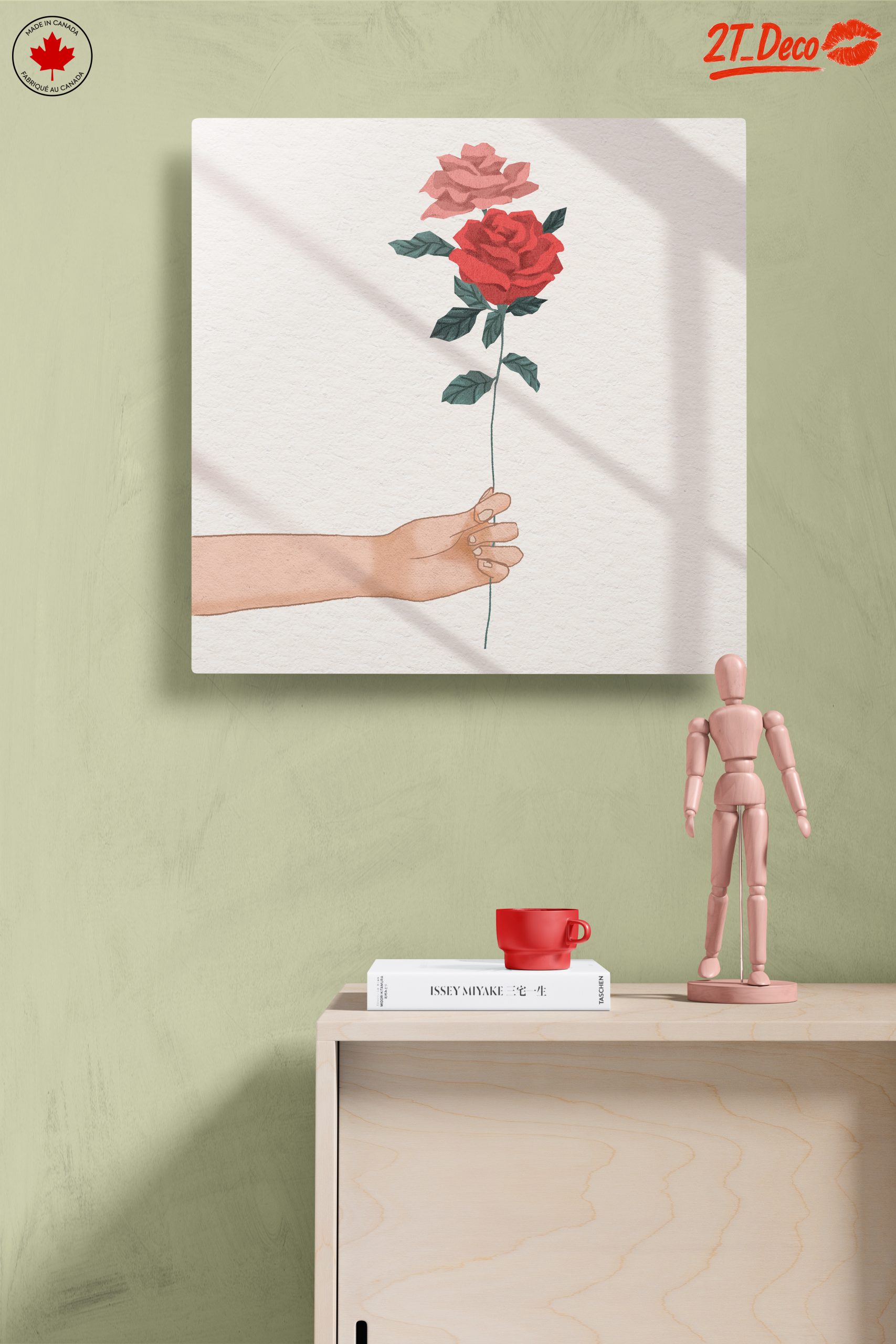 Hand-Held Roses Drawing - Image 14