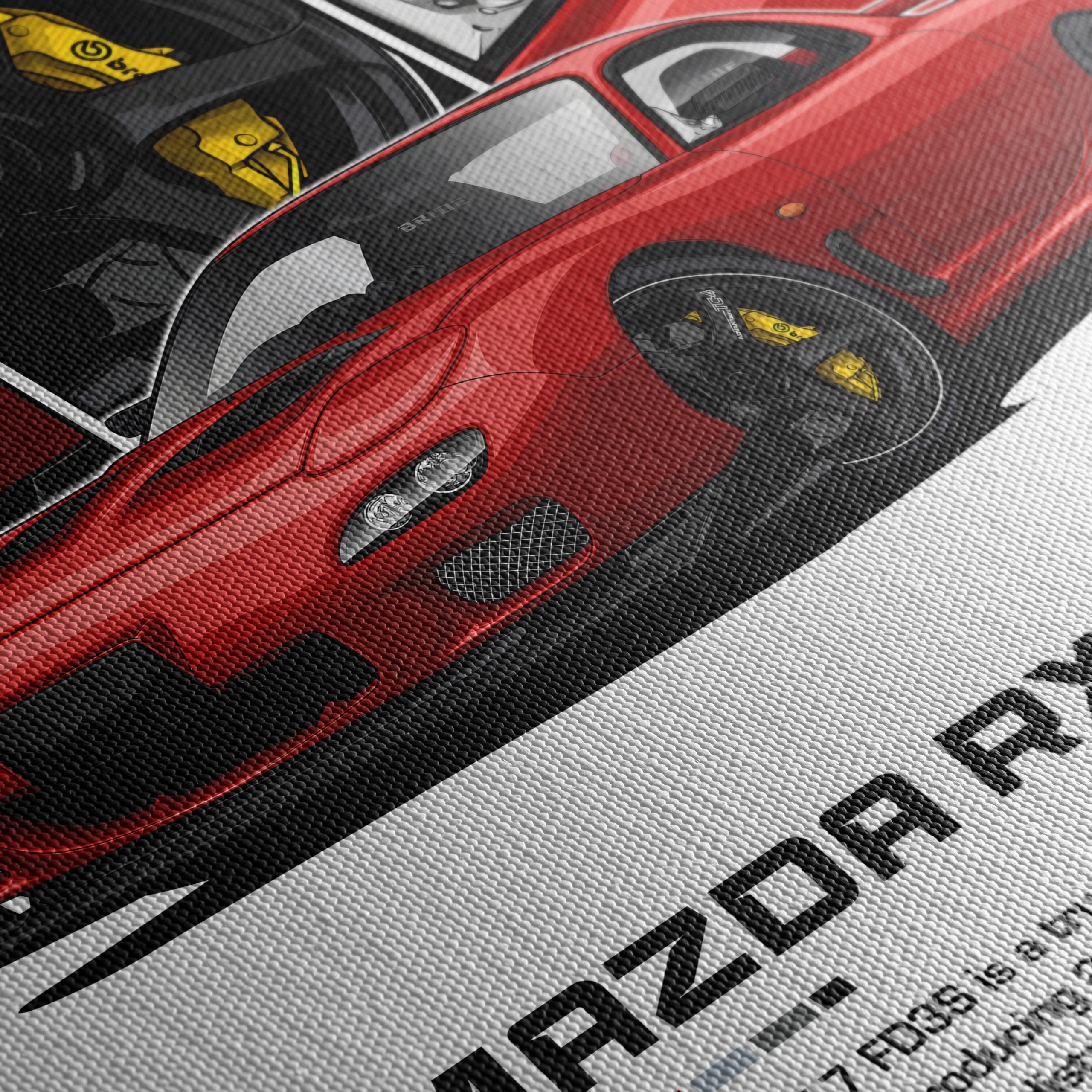 Mazda RX-7 JDM Icon Artwork - Image 5