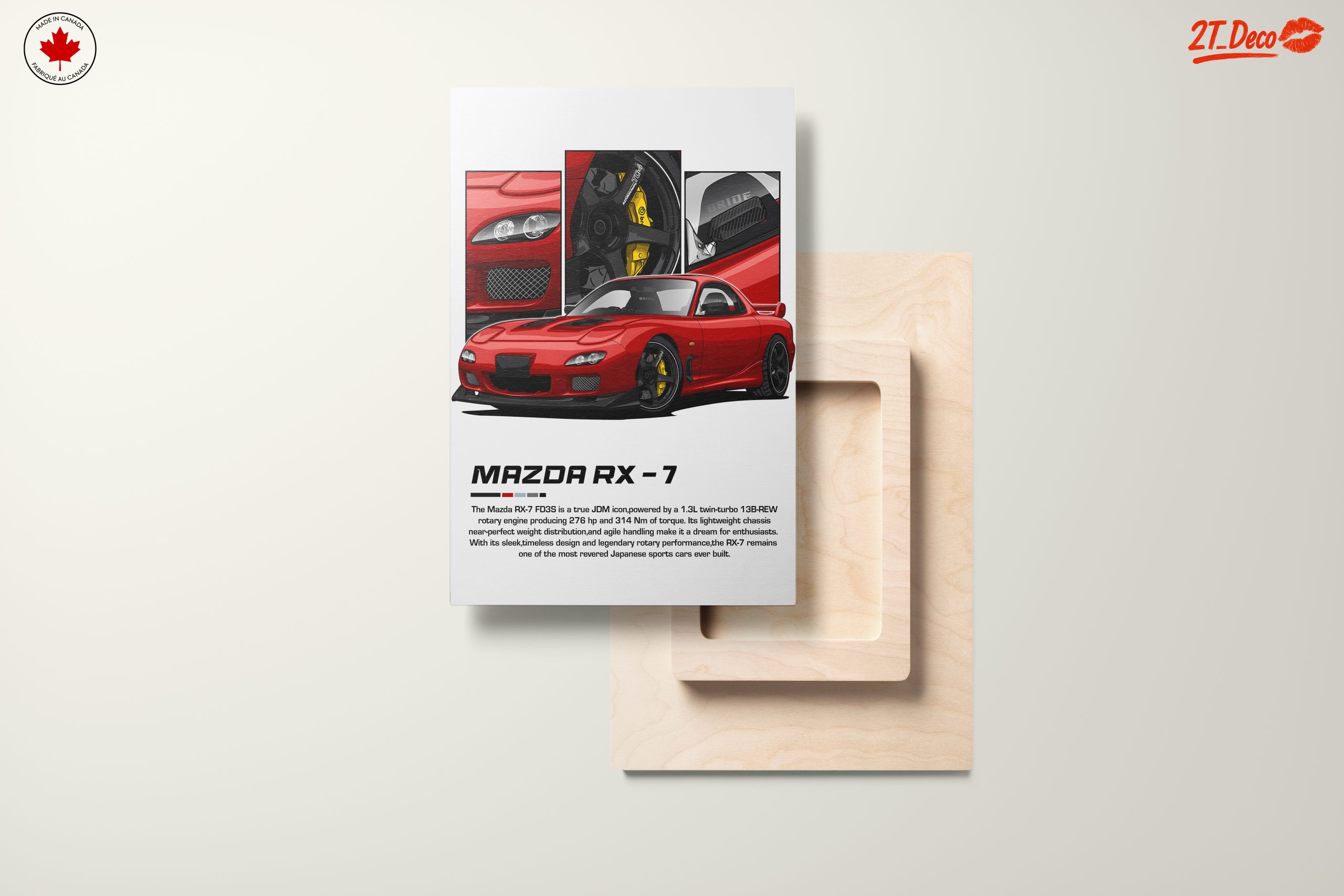 Mazda RX-7 JDM Icon Artwork - Image 11