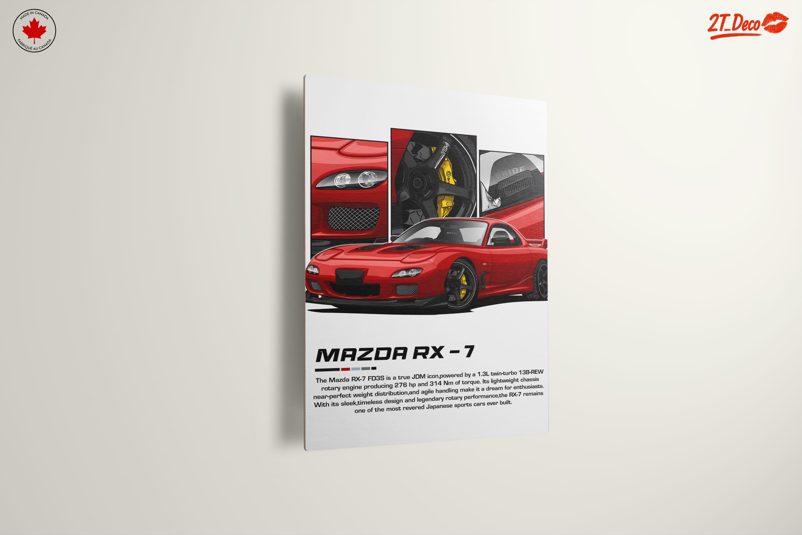Mazda RX-7 JDM Icon Artwork - Image 13