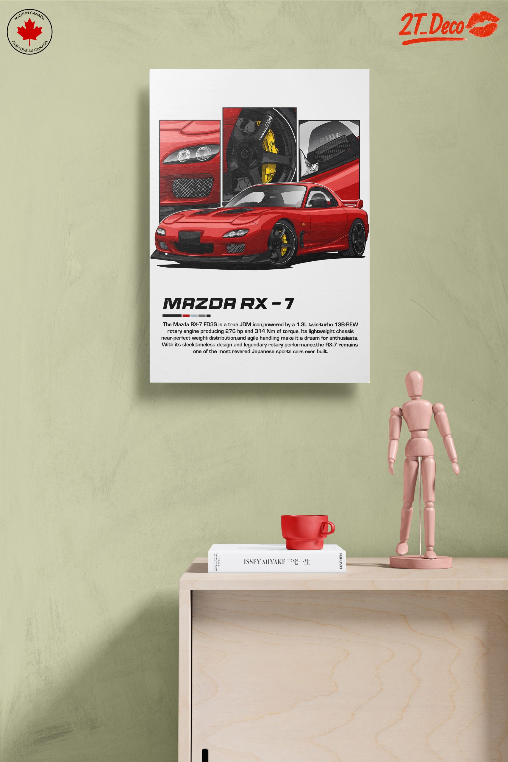 Mazda RX-7 JDM Icon Artwork - Image 14