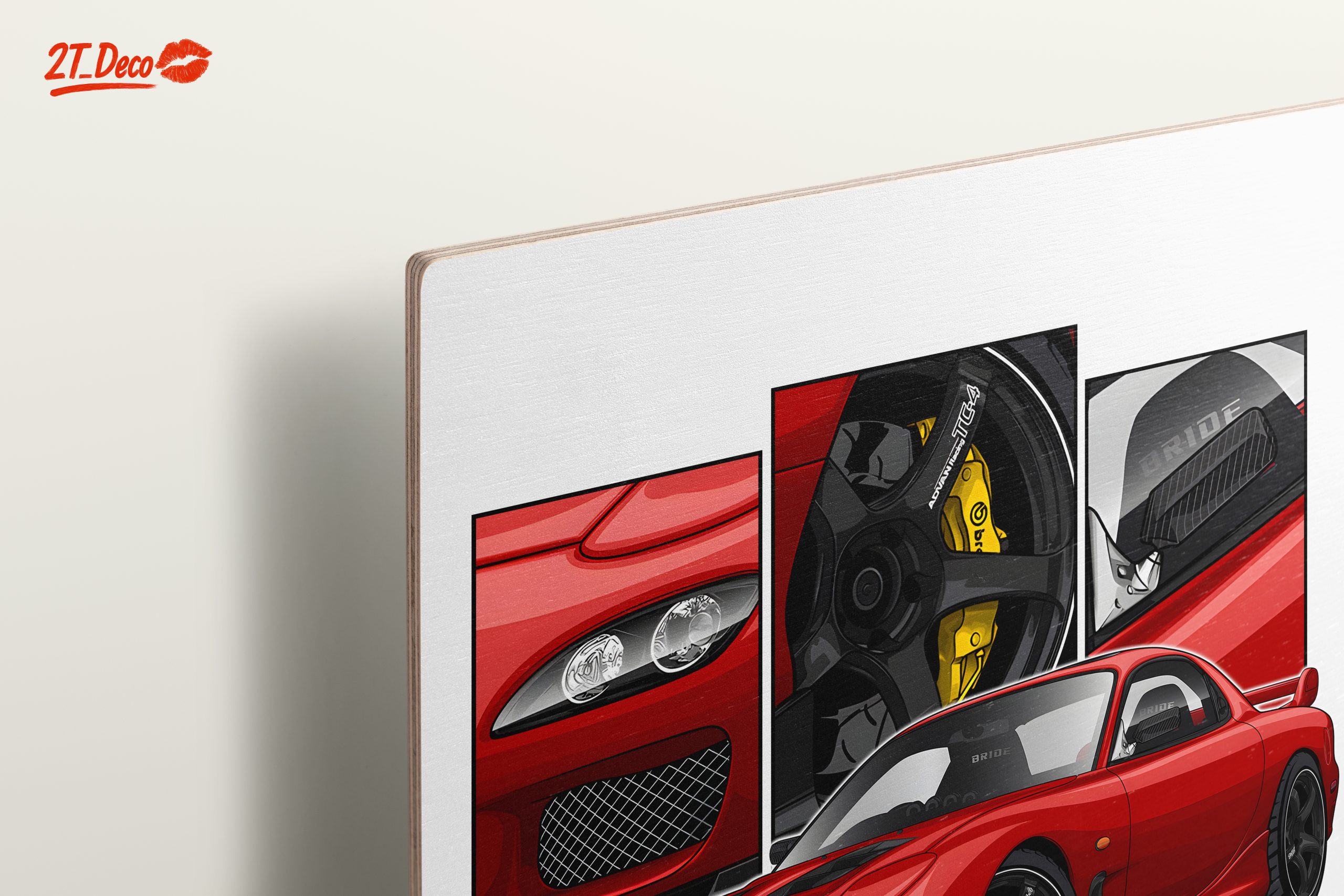 Mazda RX-7 JDM Icon Artwork - Image 15