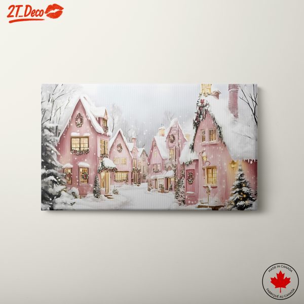 Charming Winter Village Scene 3