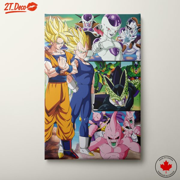 Dynamic Dragon Ball Character Art
