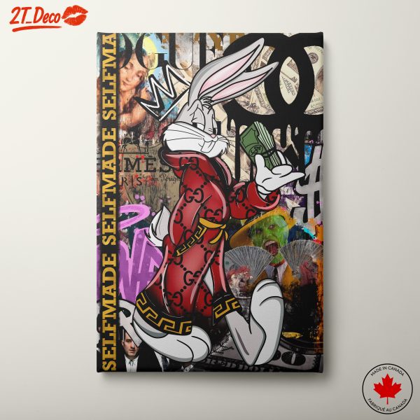Stylized Cartoon Character with Cultural Elements