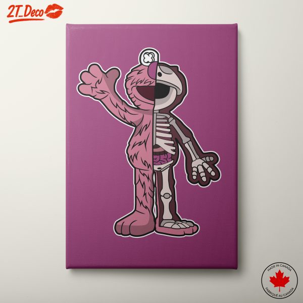 Whimsical Character Art with Skeleton Design