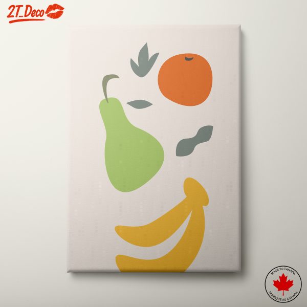 Stylized Abstract Fruit Composition Art