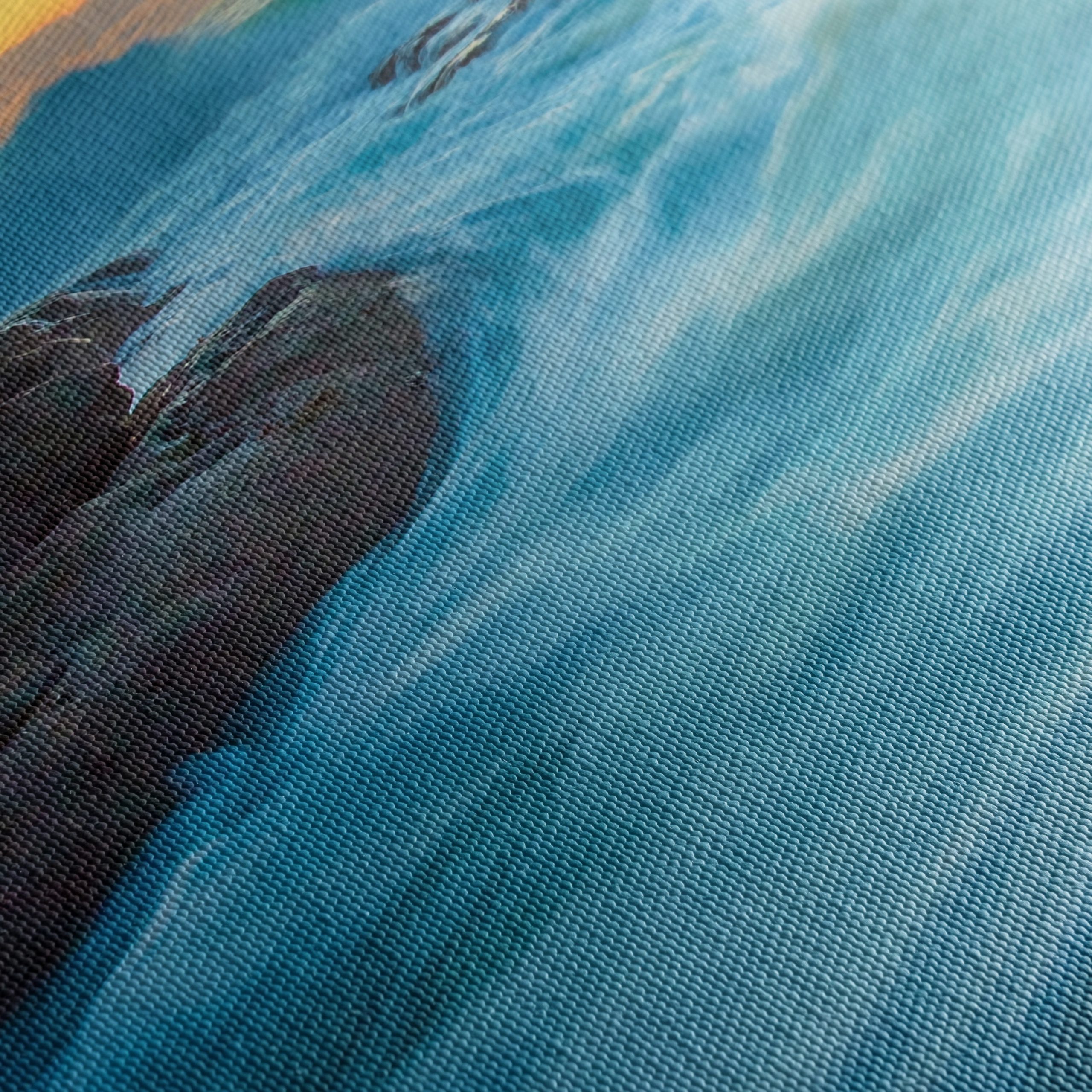 Serene Beach Sunset Over Waves - Image 5