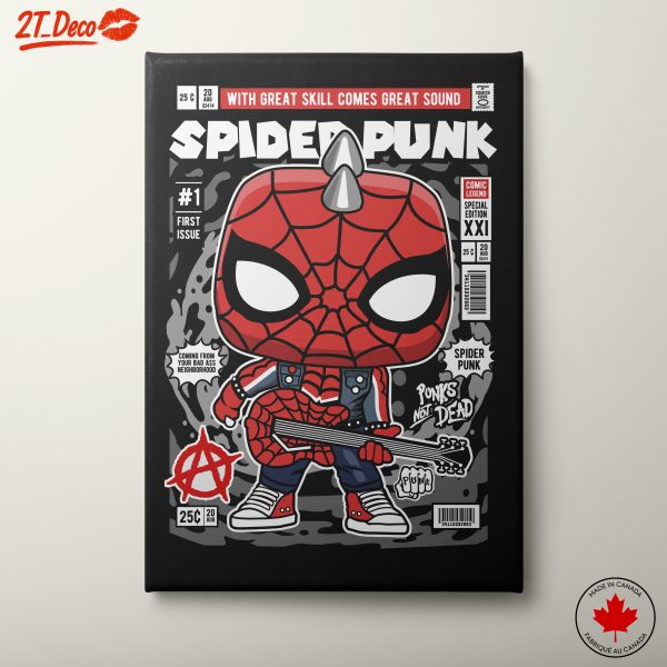 Spider Punk Funko Pop Character Art