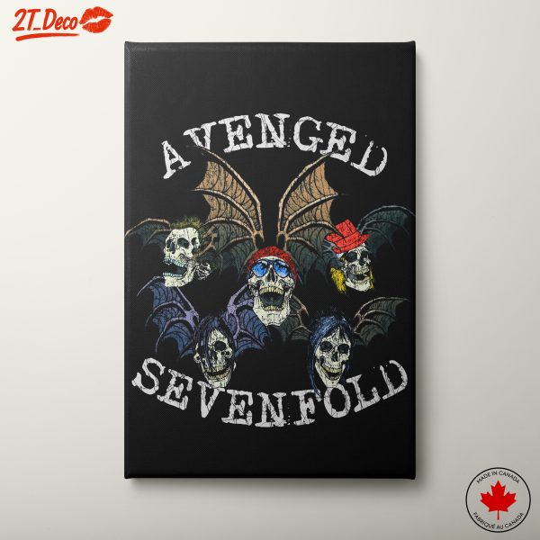 Avenged Sevenfold Band Artwork with Skull Theme