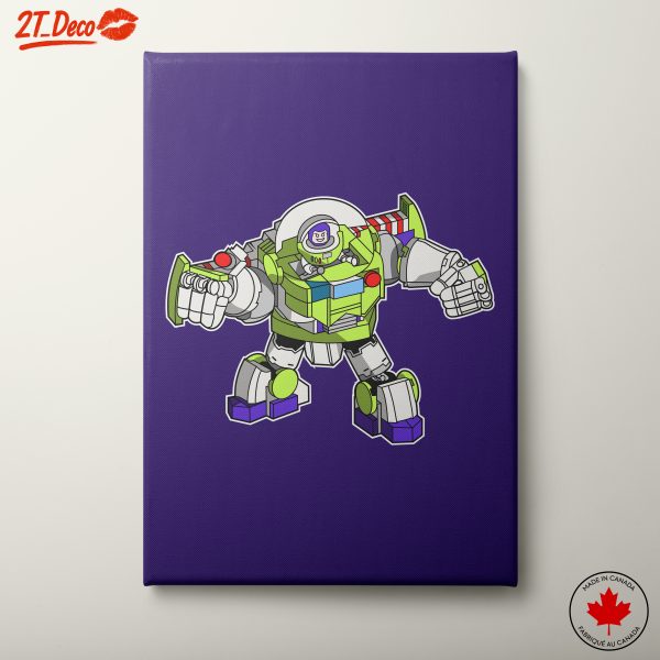 Dynamic Animated Character Art Featuring Robot